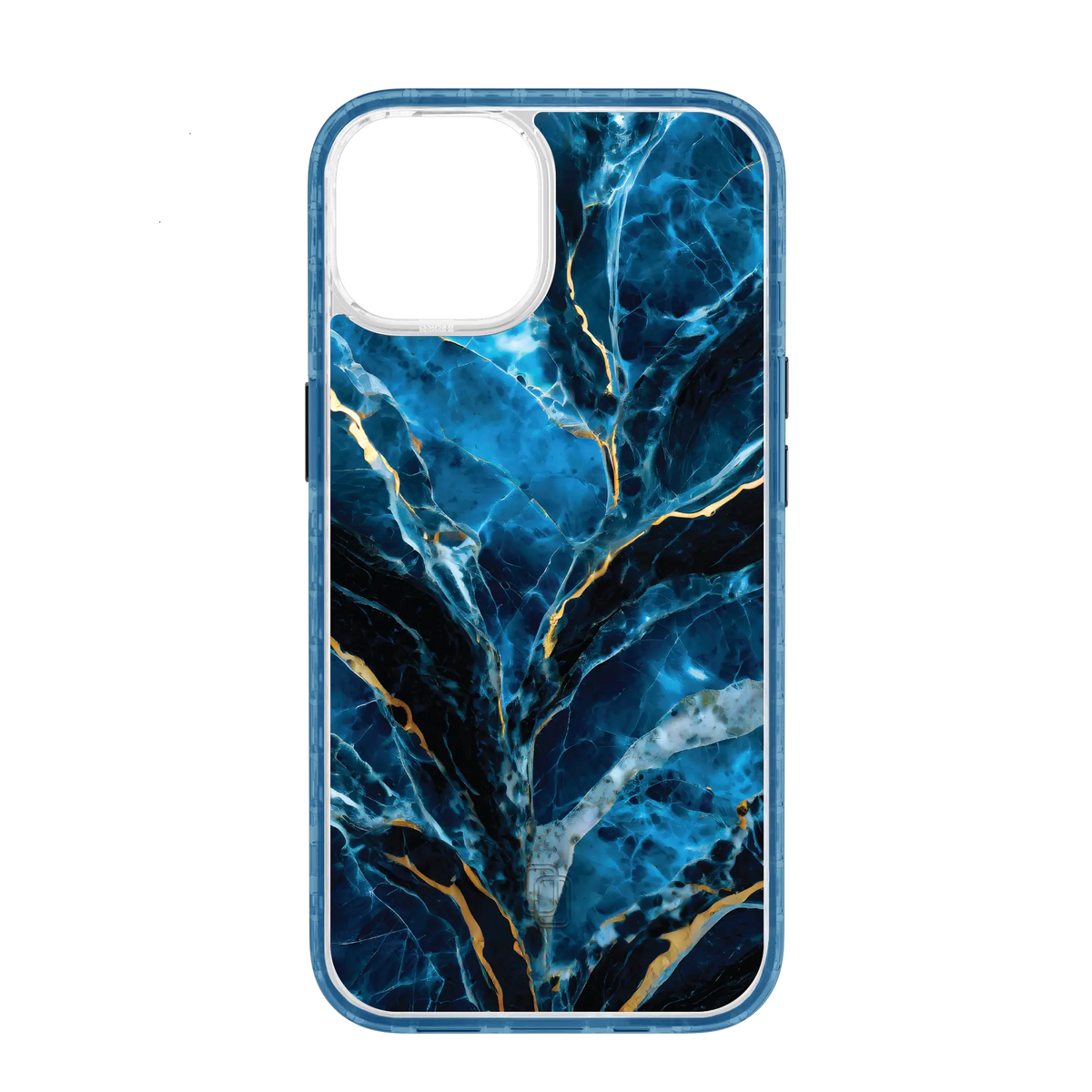 Apple-iPhone-14-Deep-Sea-Blue Deep Sea | Protective MagSafe Case | Marble Stone Collection for Apple iPhone 14 Series cellhelmet cellhelmet