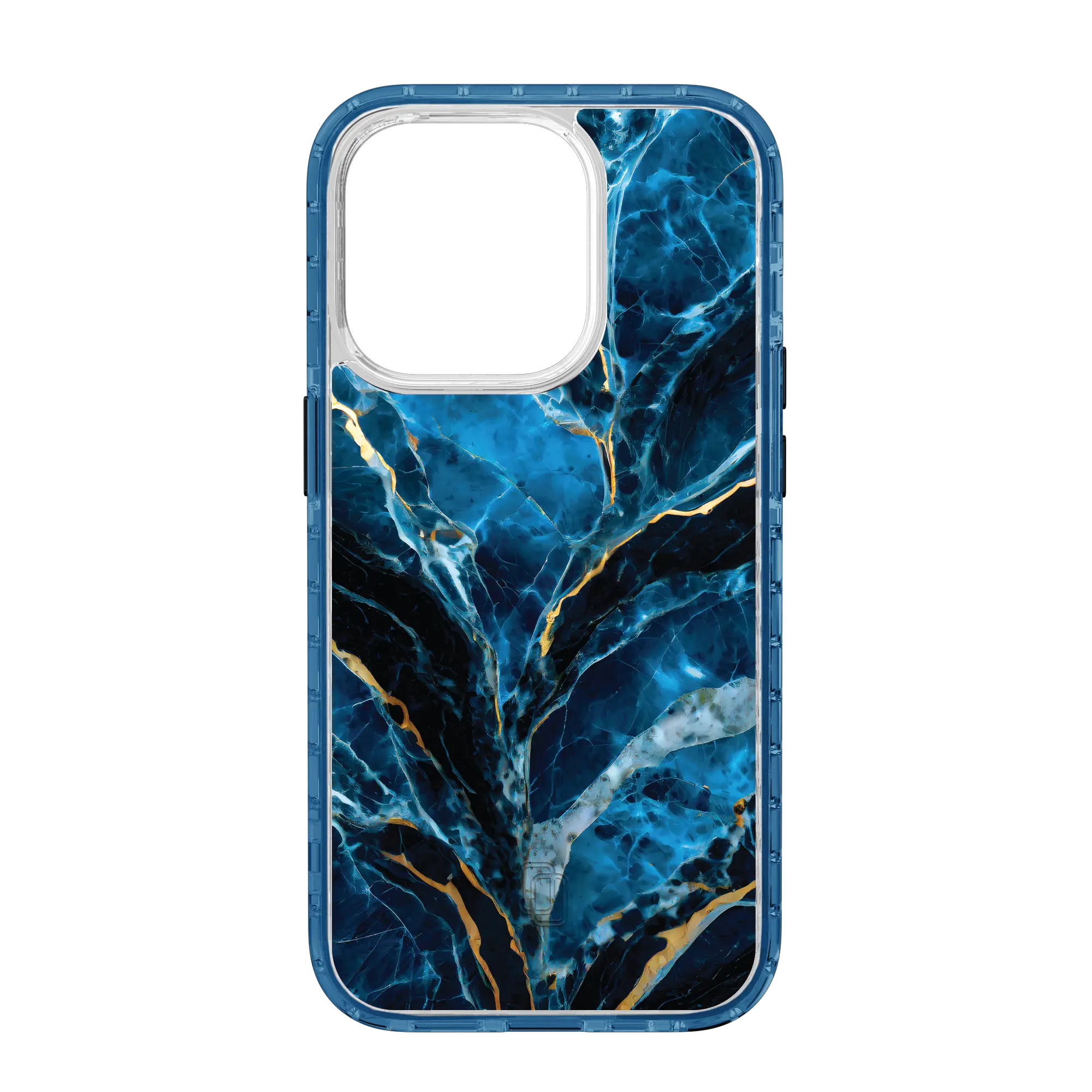 Apple-iPhone-14-Pro-Deep-Sea-Blue Deep Sea | Protective MagSafe Case | Marble Stone Collection for Apple iPhone 14 Series cellhelmet cellhelmet