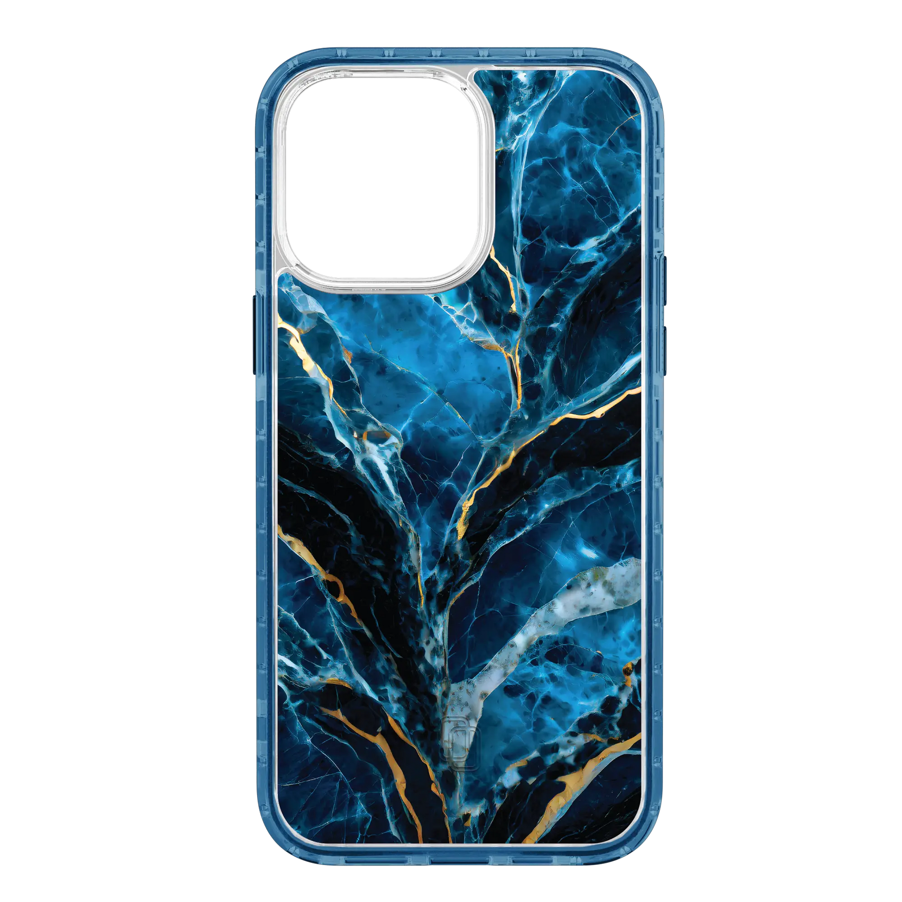 Apple-iPhone-14-Pro-Max-Deep-Sea-Blue Deep Sea | Protective MagSafe Case | Marble Stone Collection for Apple iPhone 14 Series cellhelmet cellhelmet