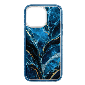 Apple-iPhone-14-Pro-Max-Deep-Sea-Blue Deep Sea | Protective MagSafe Case | Marble Stone Collection for Apple iPhone 14 Series cellhelmet cellhelmet