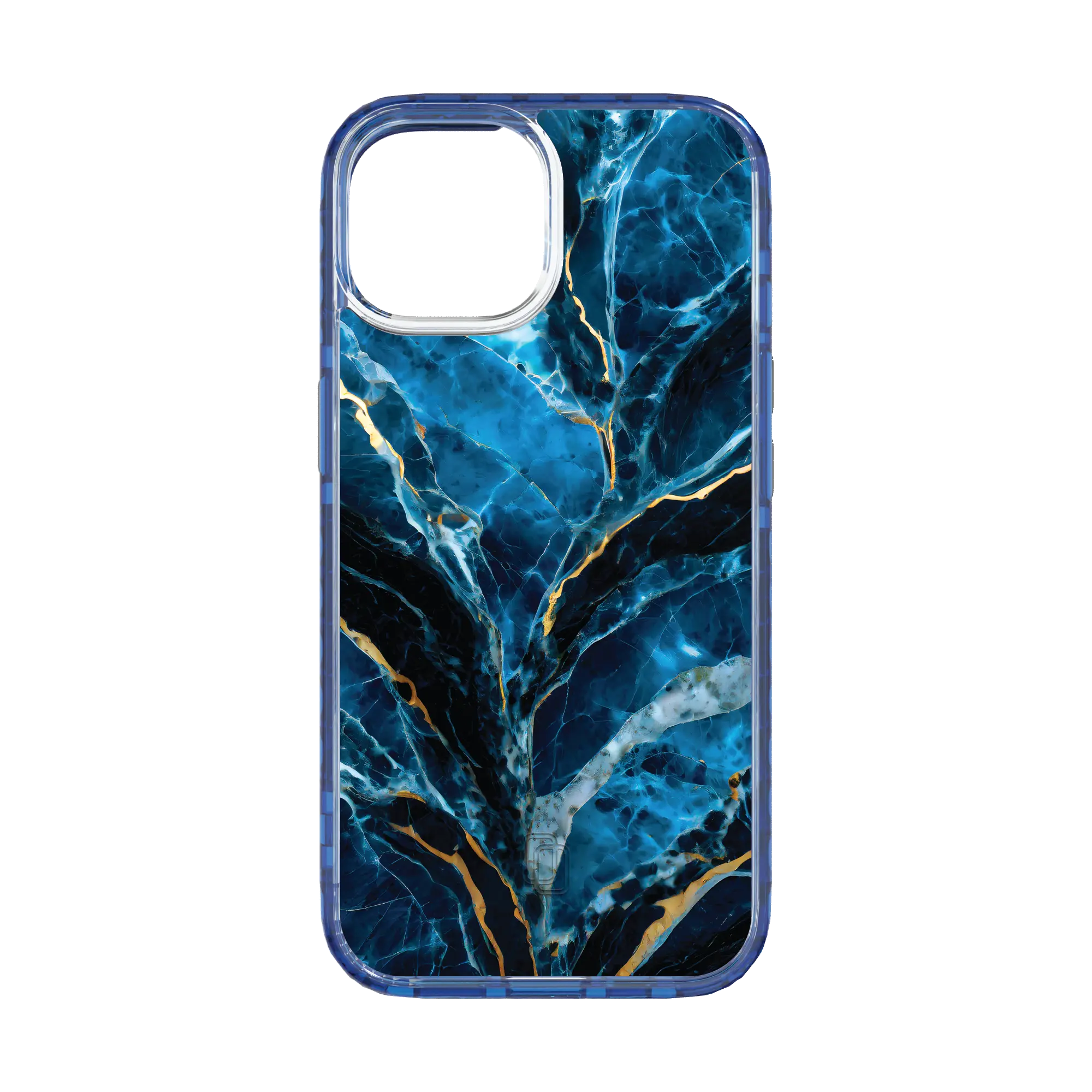 Apple-iPhone-15-Bermuda-Blue Deep Sea | Protective MagSafe Case | Marble Stone Series for Apple iPhone 15 Series cellhelmet cellhelmet