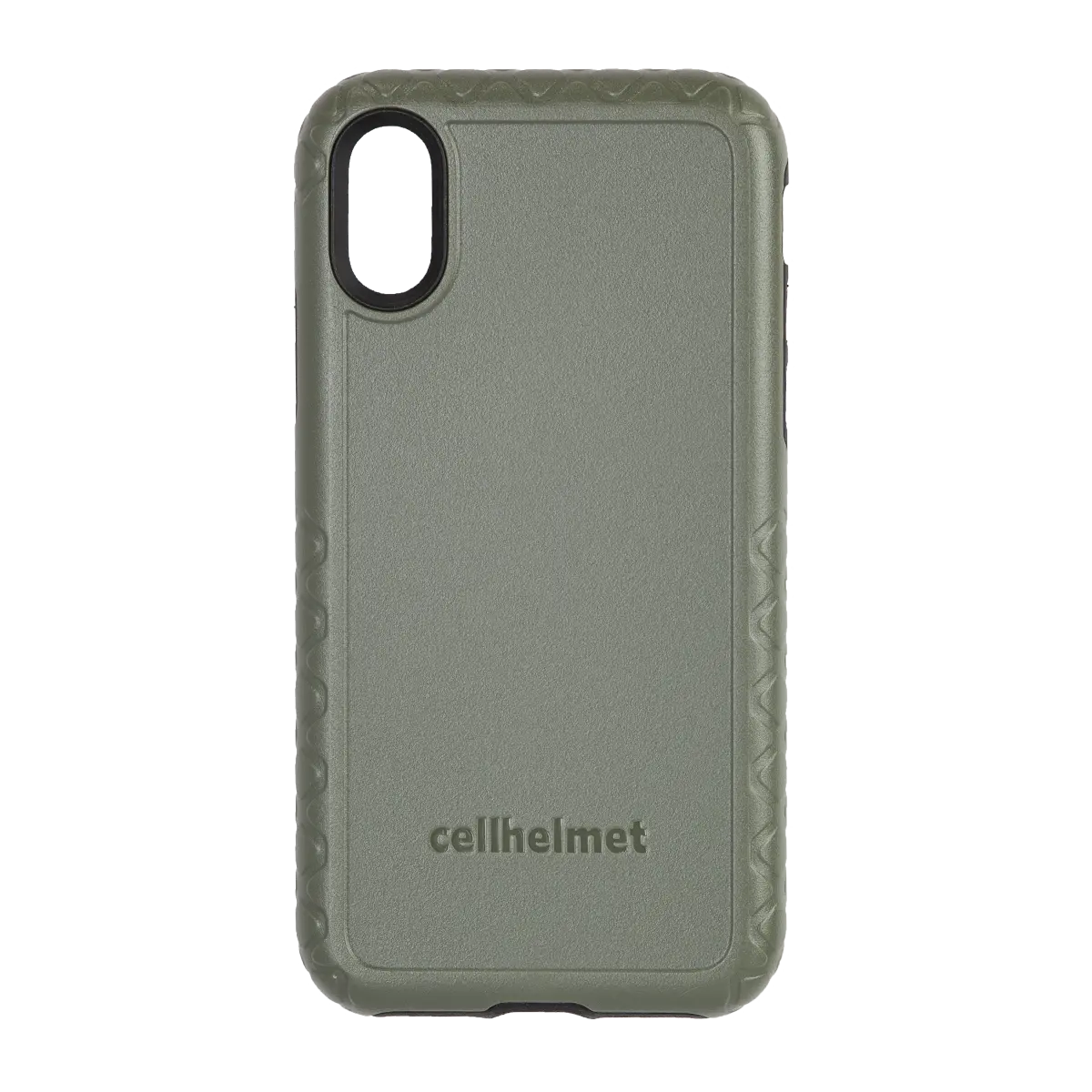 Green cellhelmet Customizable Case for iPhone XR
