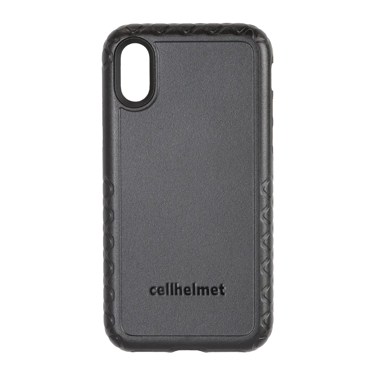 Black cellhelmet Customizable Case for iPhone XR