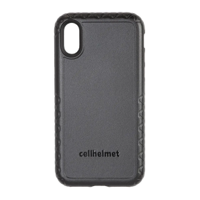 Black cellhelmet Customizable Case for iPhone XR