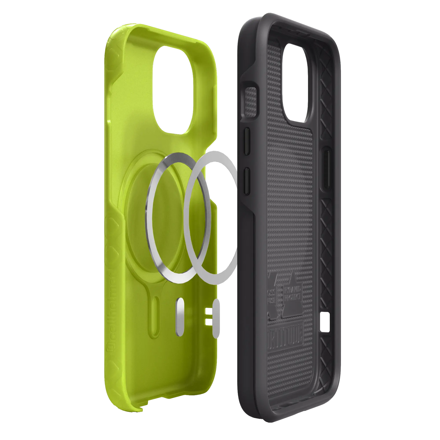 Dual Layer MagSafe Case for Apple iPhone 14 | Electric Lime | Fortitude Series - Case -  - cellhelmet