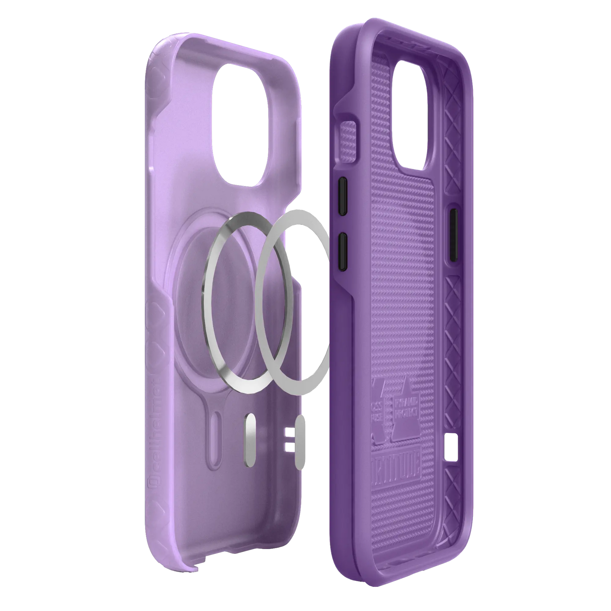 Dual Layer MagSafe Case for Apple iPhone 14 | Lilac Blossom Purple | Fortitude Series - Case -  - cellhelmet