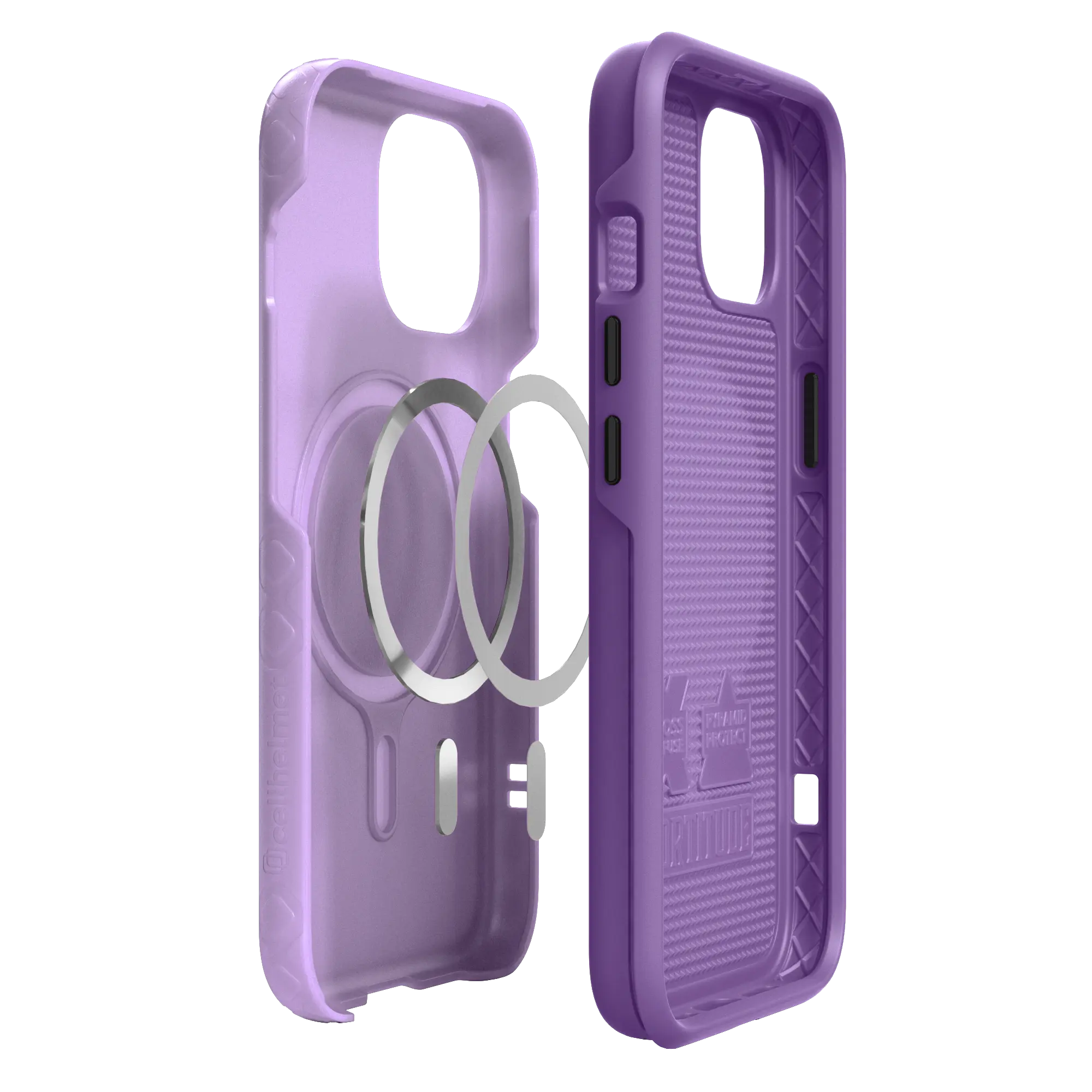 Dual Layer MagSafe Case for Apple iPhone 14 | Lilac Blossom Purple | Fortitude Series - Case -  - cellhelmet