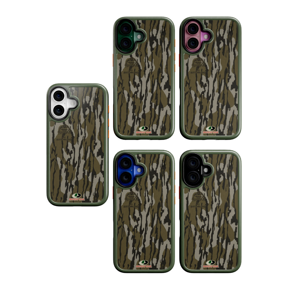Shock-Absorbent MagSafe® Case for Apple iPhone 16 Plus | Mossy Oak | Bottomland | Fortitude Series
