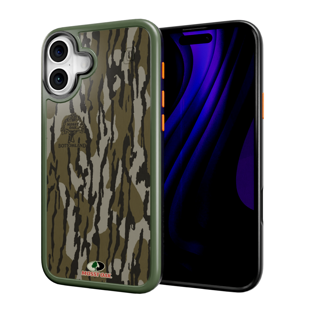 Shock-Absorbent MagSafe® Case for Apple iPhone 16 Plus | Mossy Oak | Bottomland | Fortitude Series