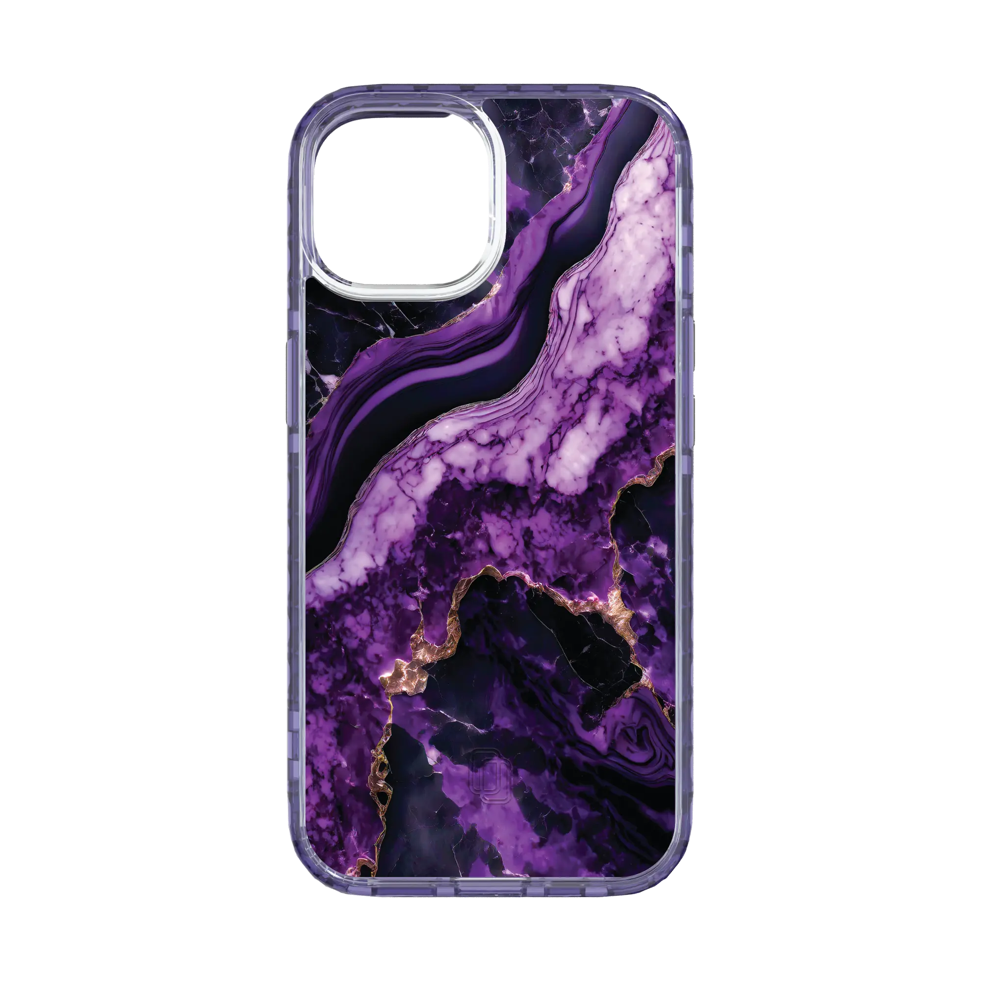 Apple-iPhone-15-Midnight-Lilac Falling Dusk | Protective MagSafe Case | Marble Stone Series for Apple iPhone 15 Series cellhelmet cellhelmet