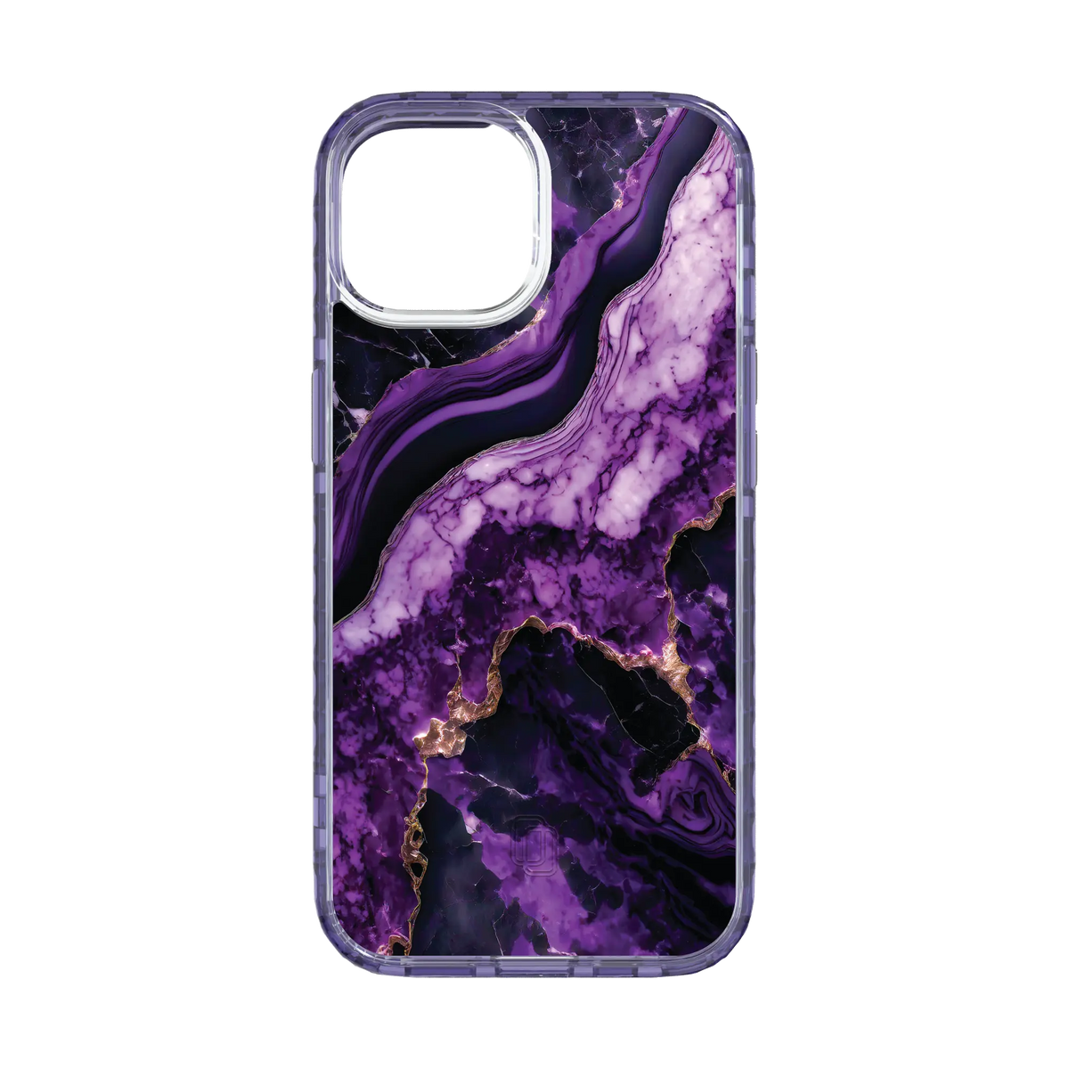 Apple-iPhone-15-Midnight-Lilac Falling Dusk | Protective MagSafe Case | Marble Stone Series for Apple iPhone 15 Series cellhelmet cellhelmet