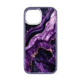 Apple-iPhone-15-Midnight-Lilac Falling Dusk | Protective MagSafe Case | Marble Stone Series for Apple iPhone 15 Series cellhelmet cellhelmet