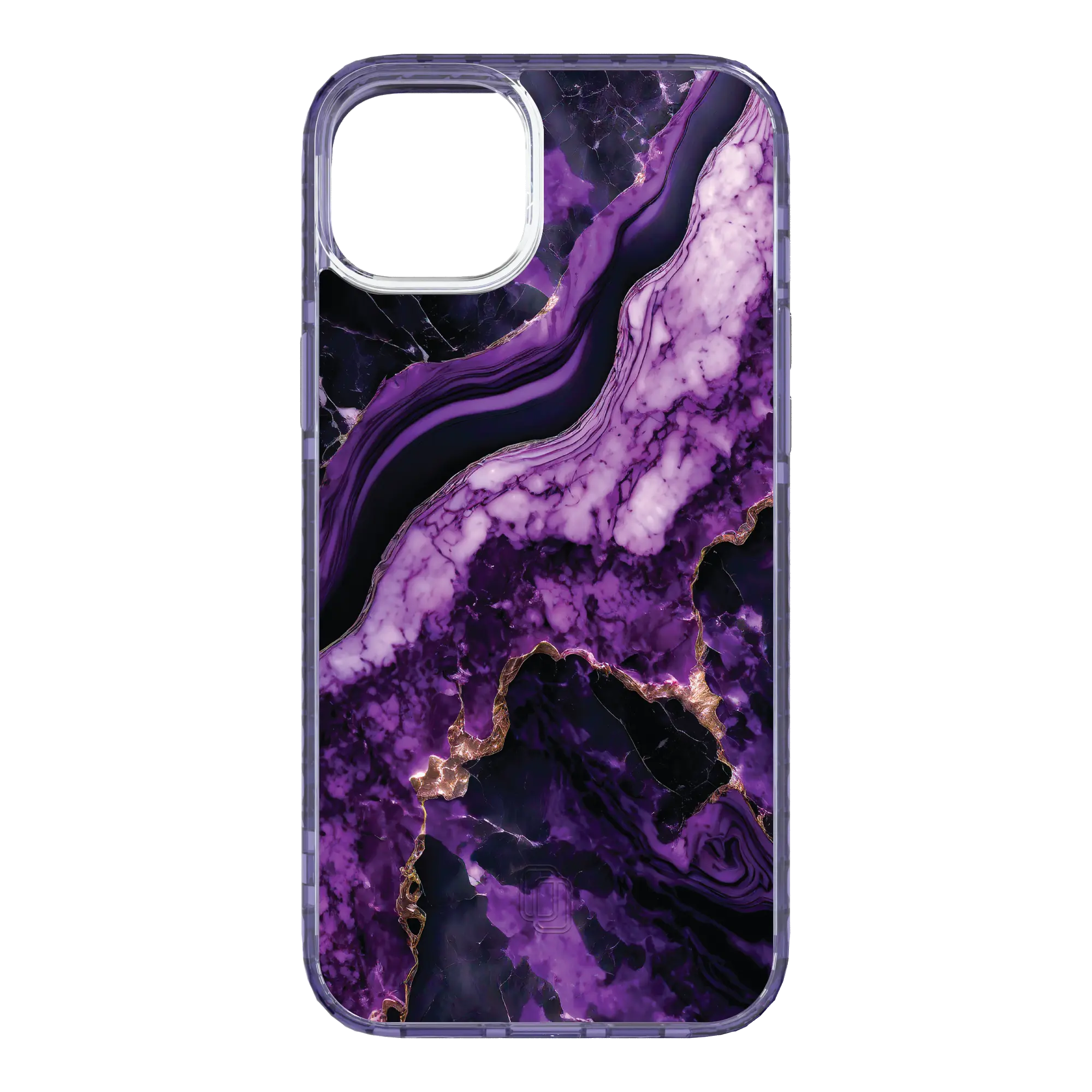 Apple-iPhone-15-Plus-Midnight-Lilac Falling Dusk | Protective MagSafe Case | Marble Stone Series for Apple iPhone 15 Series cellhelmet cellhelmet
