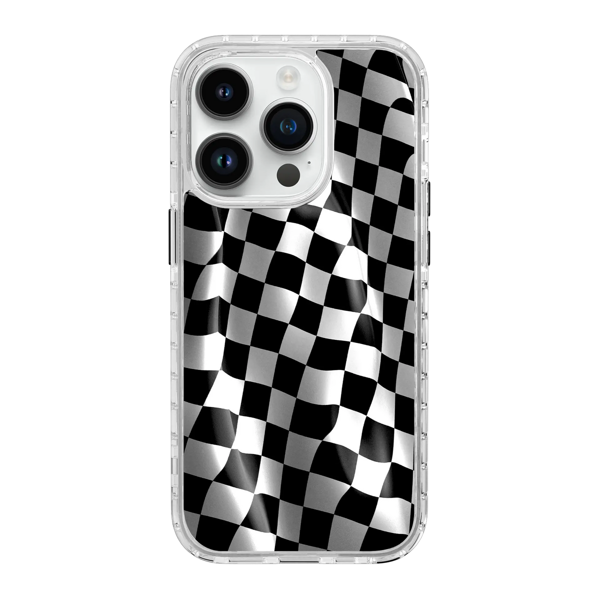 AppleiPhone14ProCrystalClear Final Lap | Burning Rubber Series | Custom MagSafe Case Design for Apple iPhone 14 Series cellhelmet cellhelmet