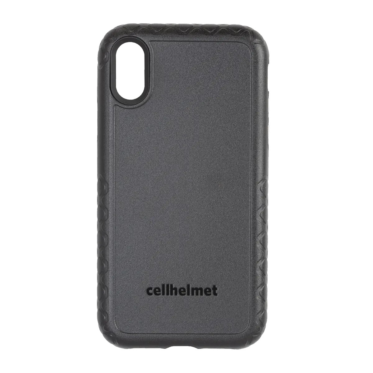 Black cellhelmet Customizable Case for iPhone XS