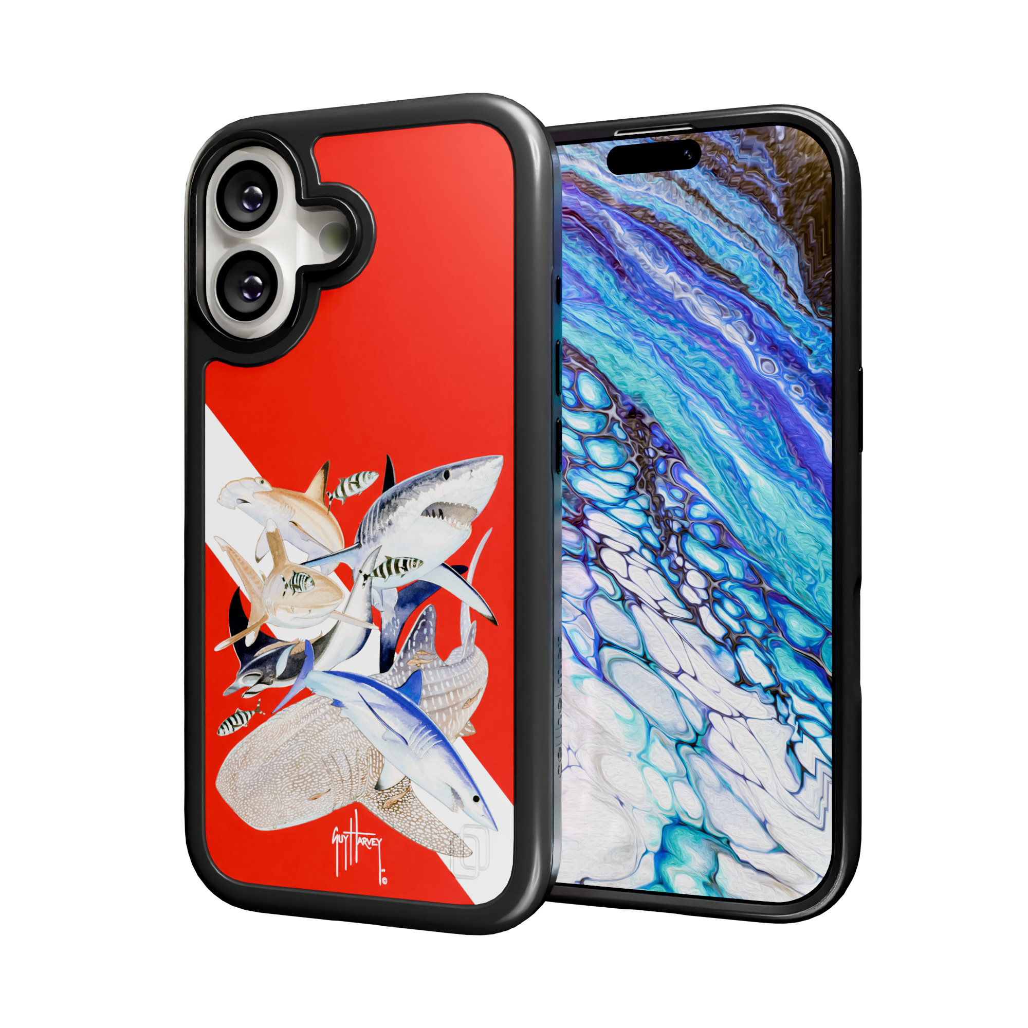 Guy Harvey Collection - Dive Flag for iPhone 17 Series Dive Flag / iPhone 17 / Black