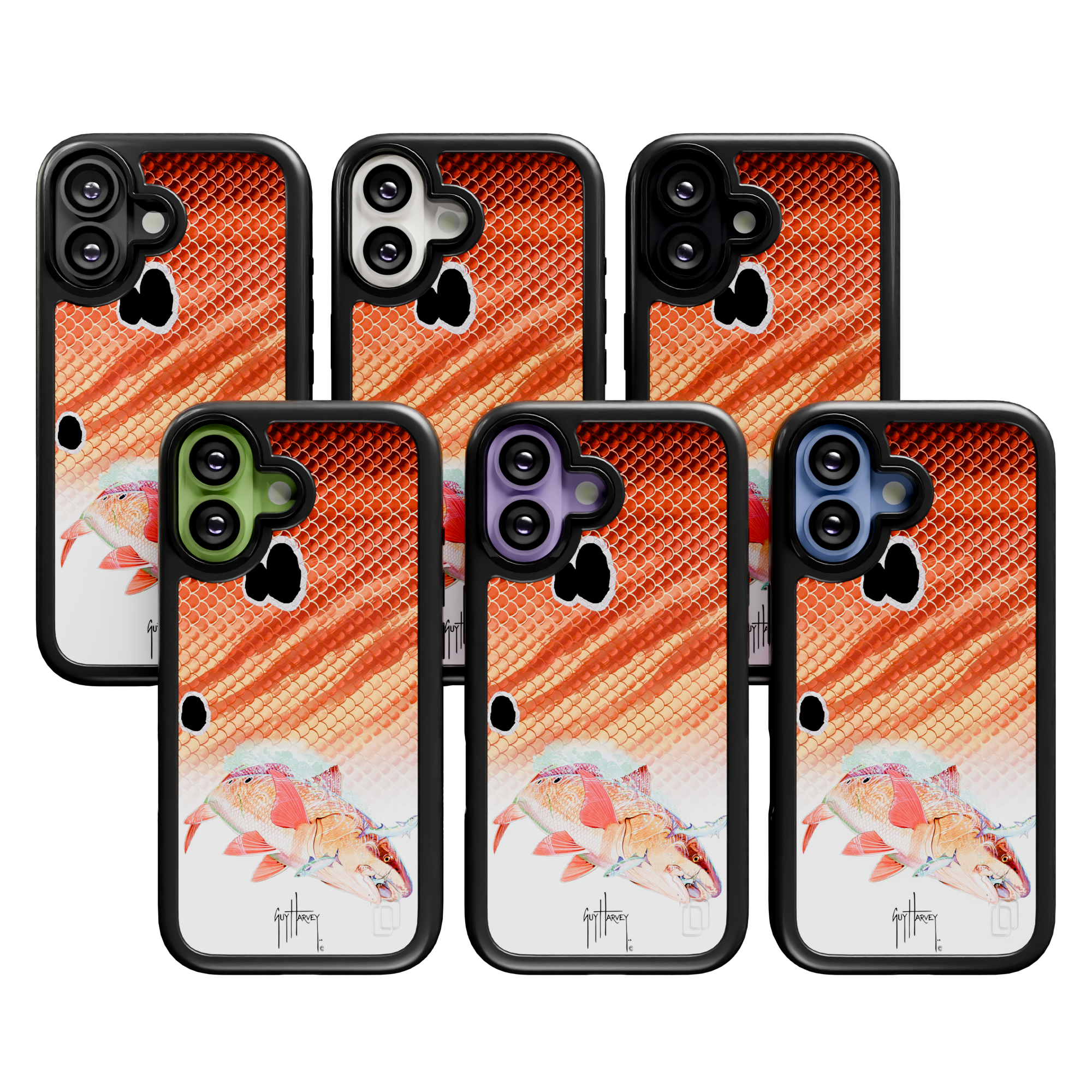 Guy Harvey Collection - Redfish for iPhone 17 Series Redfish / iPhone 17 / Black