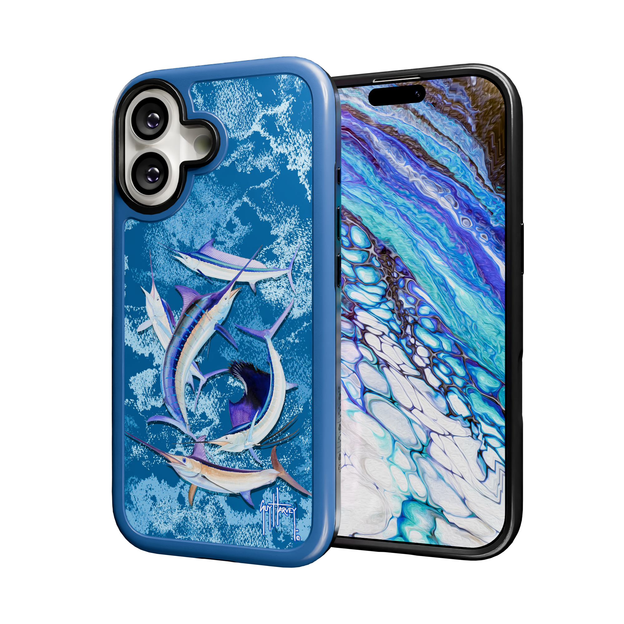 Guy Harvey Collection - Billfish for iPhone 17 Series Billfish / iPhone 17 / Blue