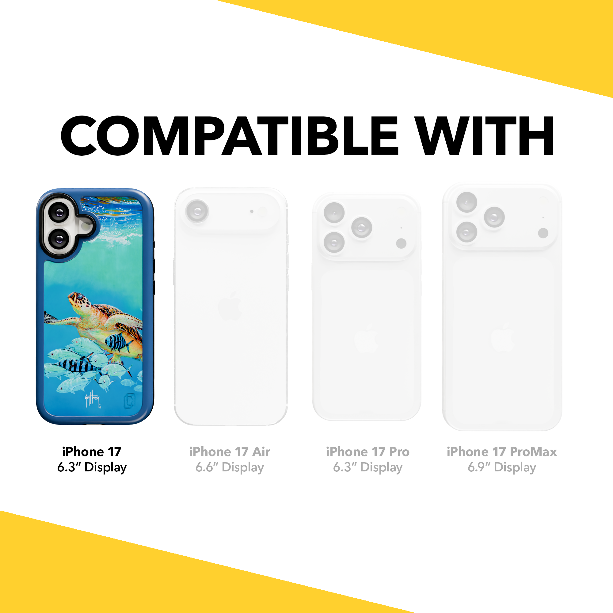 Guy Harvey Collection - Hawksbill Caravan for iPhone 17 Series Hawksbill Caravan / iPhone 17 / Blue