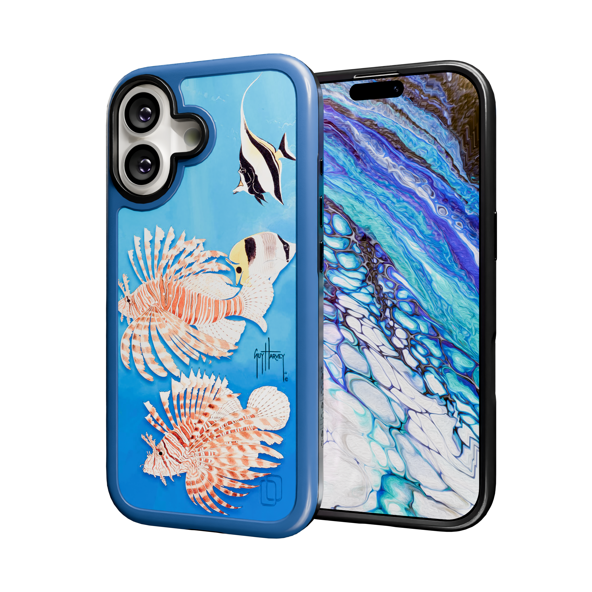 Guy Harvey Collection - Lionfish for iPhone 17 Series Lionfish / iPhone 17 / Blue