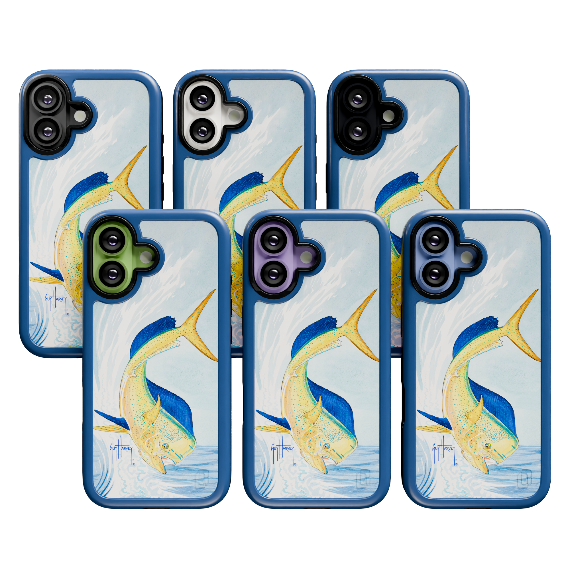 Guy Harvey Collection - Mahi for iPhone 17 Series Mahi / iPhone 17 / Blue