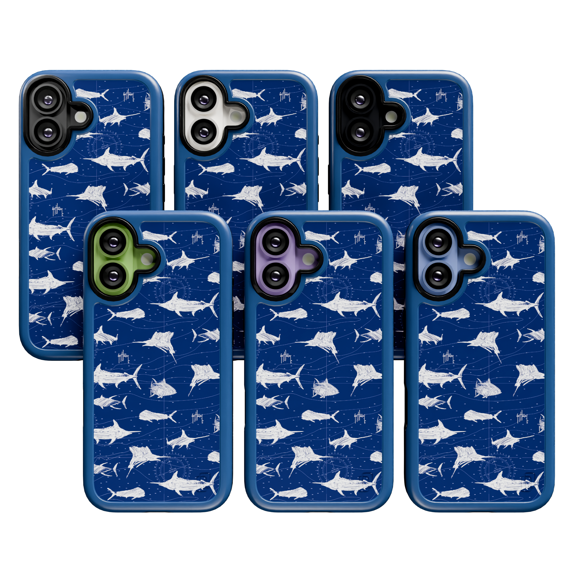 Guy Harvey Collection - Scribble for iPhone 17 Series Scribbler / iPhone 17 / Blue