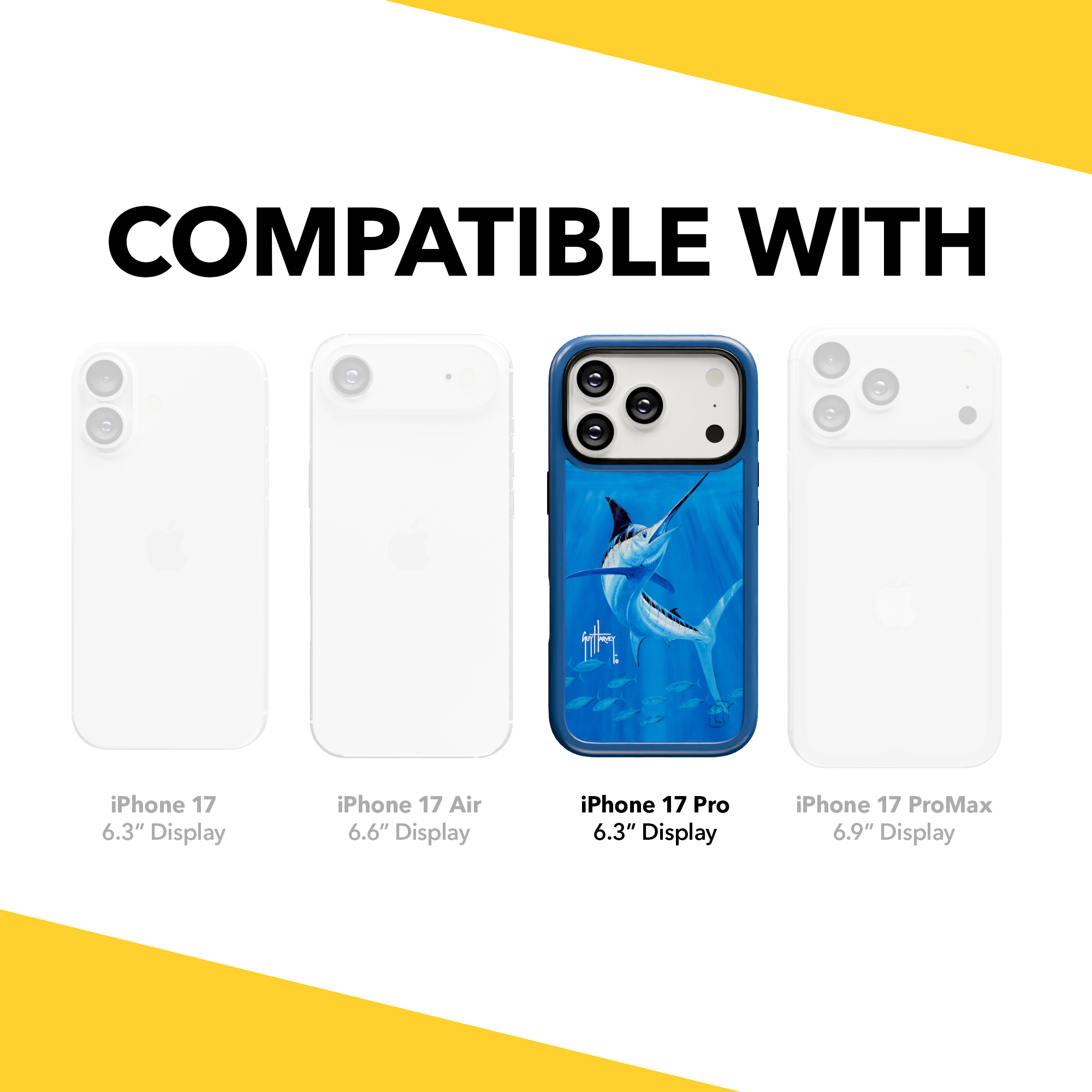 Guy Harvey Collection - Blue Realms for iPhone 17 Series Blue Realms / iPhone 17 Pro / Blue