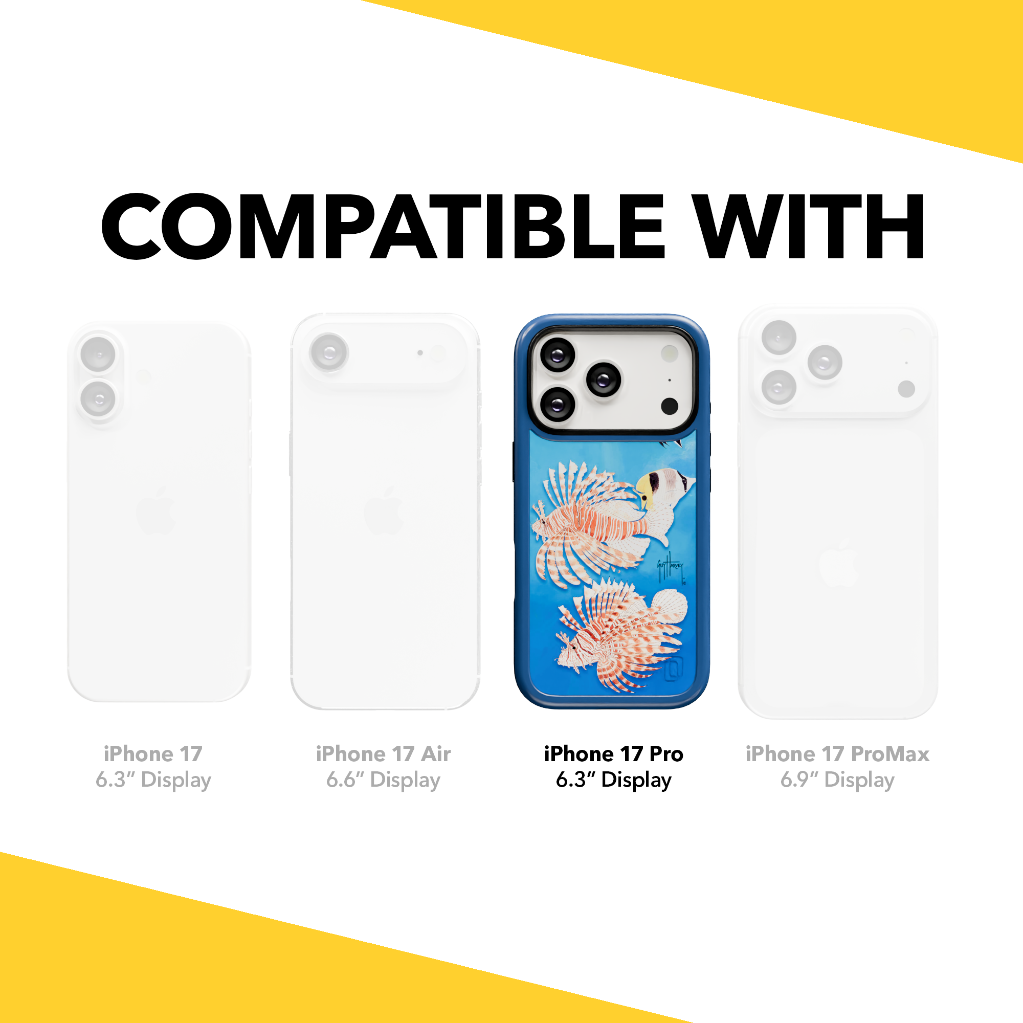 Guy Harvey Collection - Lionfish for iPhone 17 Series Lionfish / iPhone 17 Pro / Blue