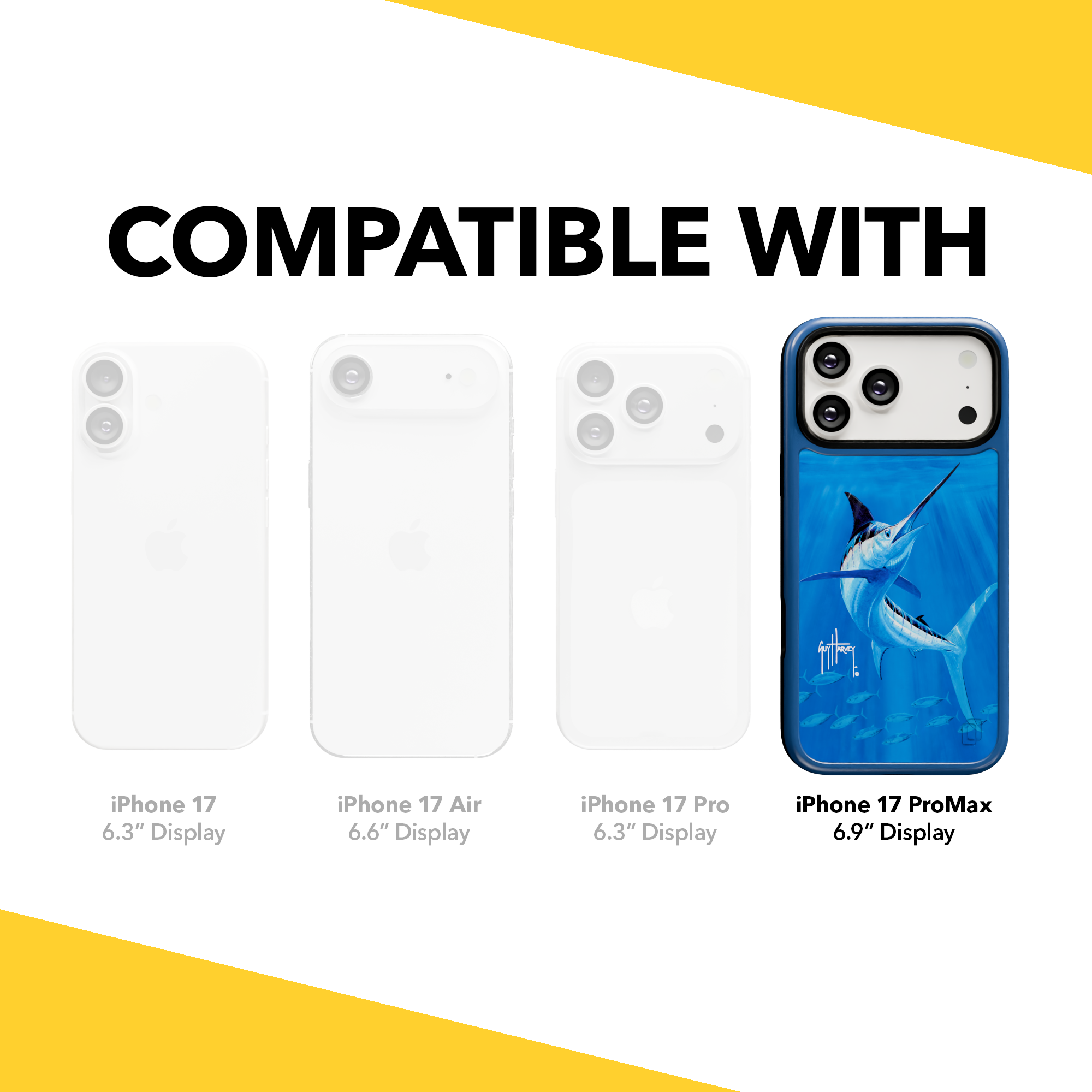 Guy Harvey Collection - Blue Realms for iPhone 17 Series Blue Realms / iPhone 17 Pro Max / Blue