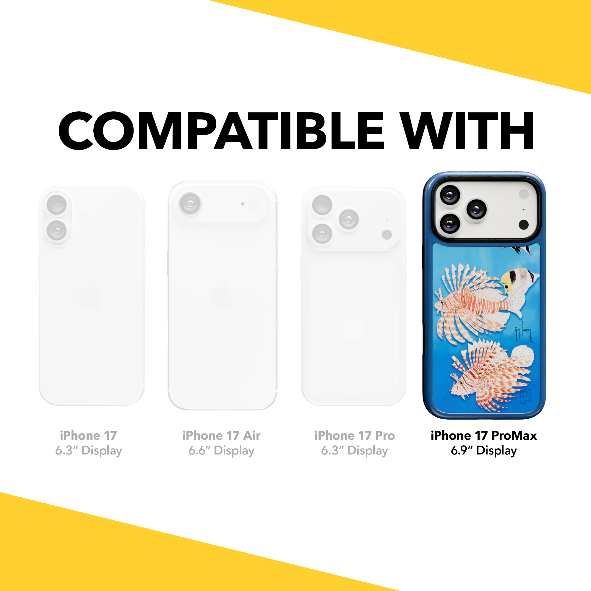 Guy Harvey Collection - Lionfish for iPhone 17 Series Lionfish / iPhone 17 Pro Max / Blue