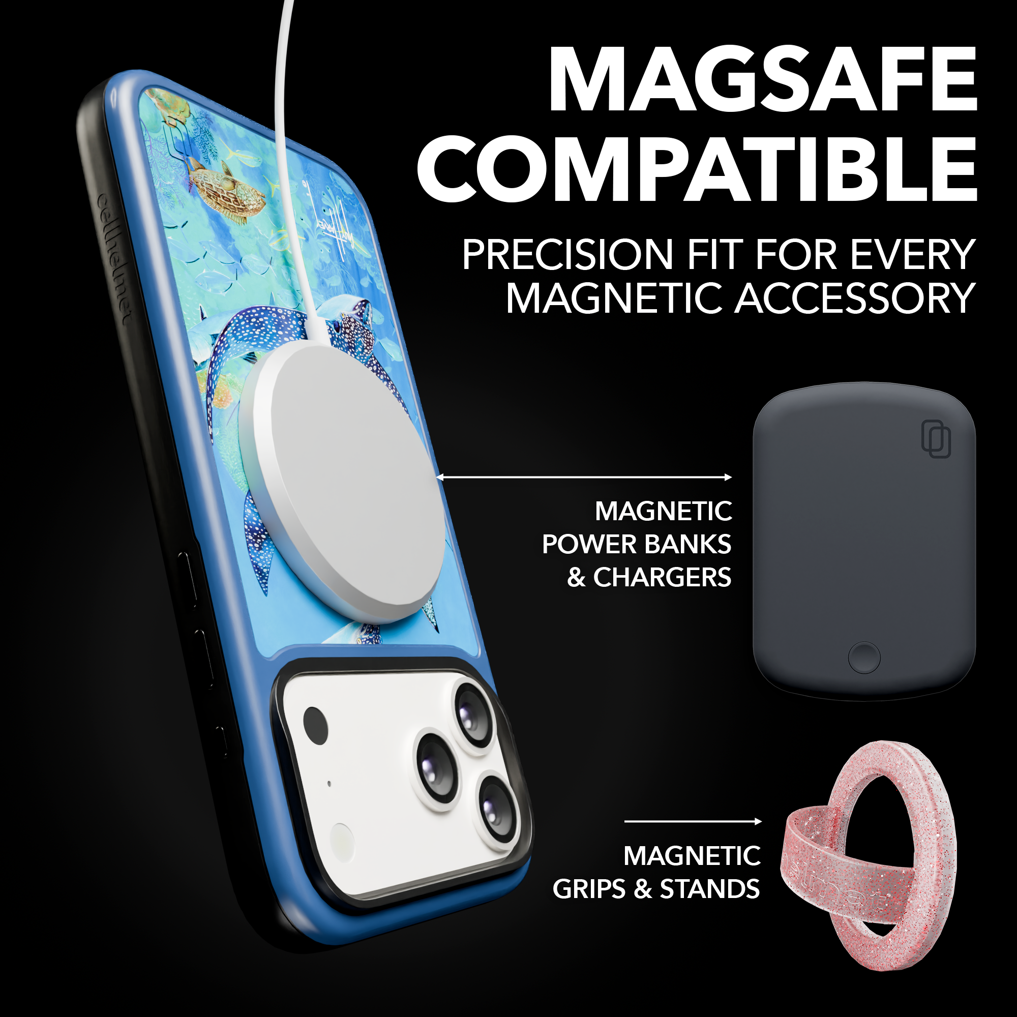 Guy Harvey Collection - Rays And Reefs for iPhone 17 Series Rays and Reefs / iPhone 17 Pro Max / Blue