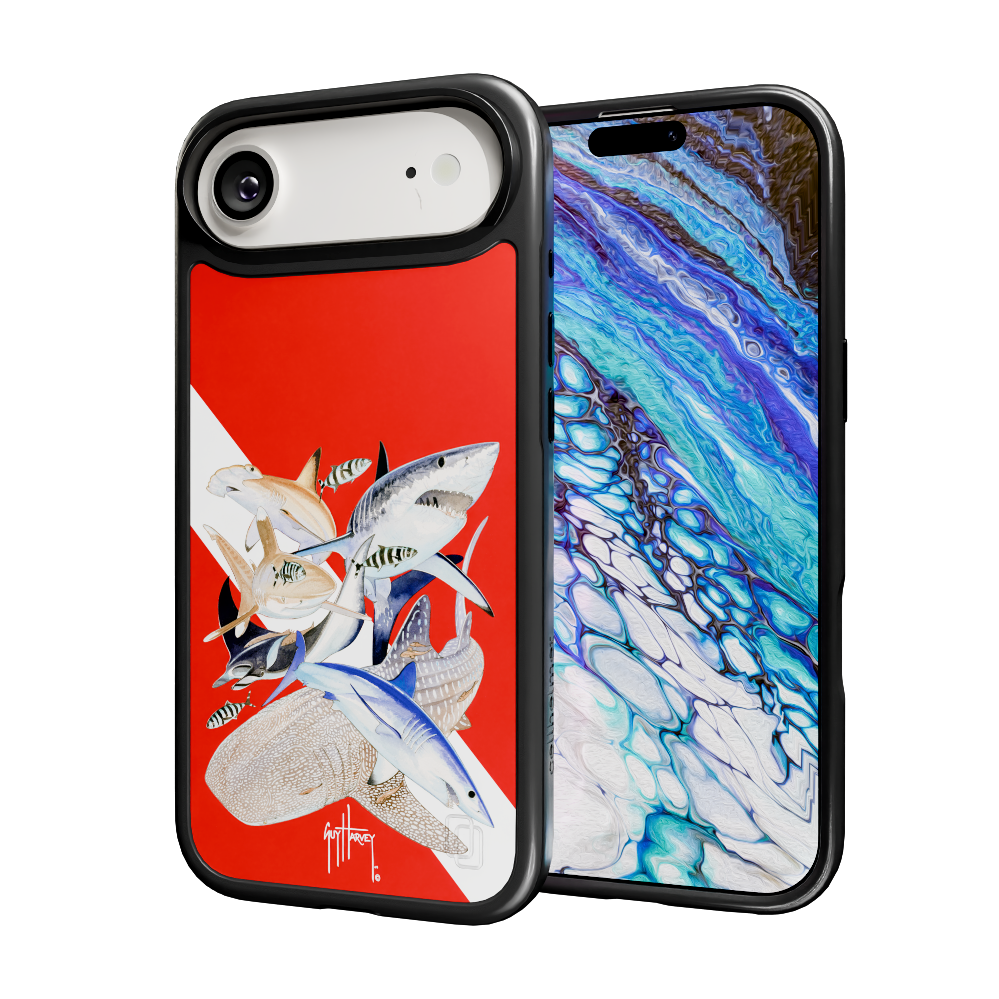 Guy Harvey Collection - Dive Flag for iPhone 17 Series Dive Flag / iPhone Air / Black