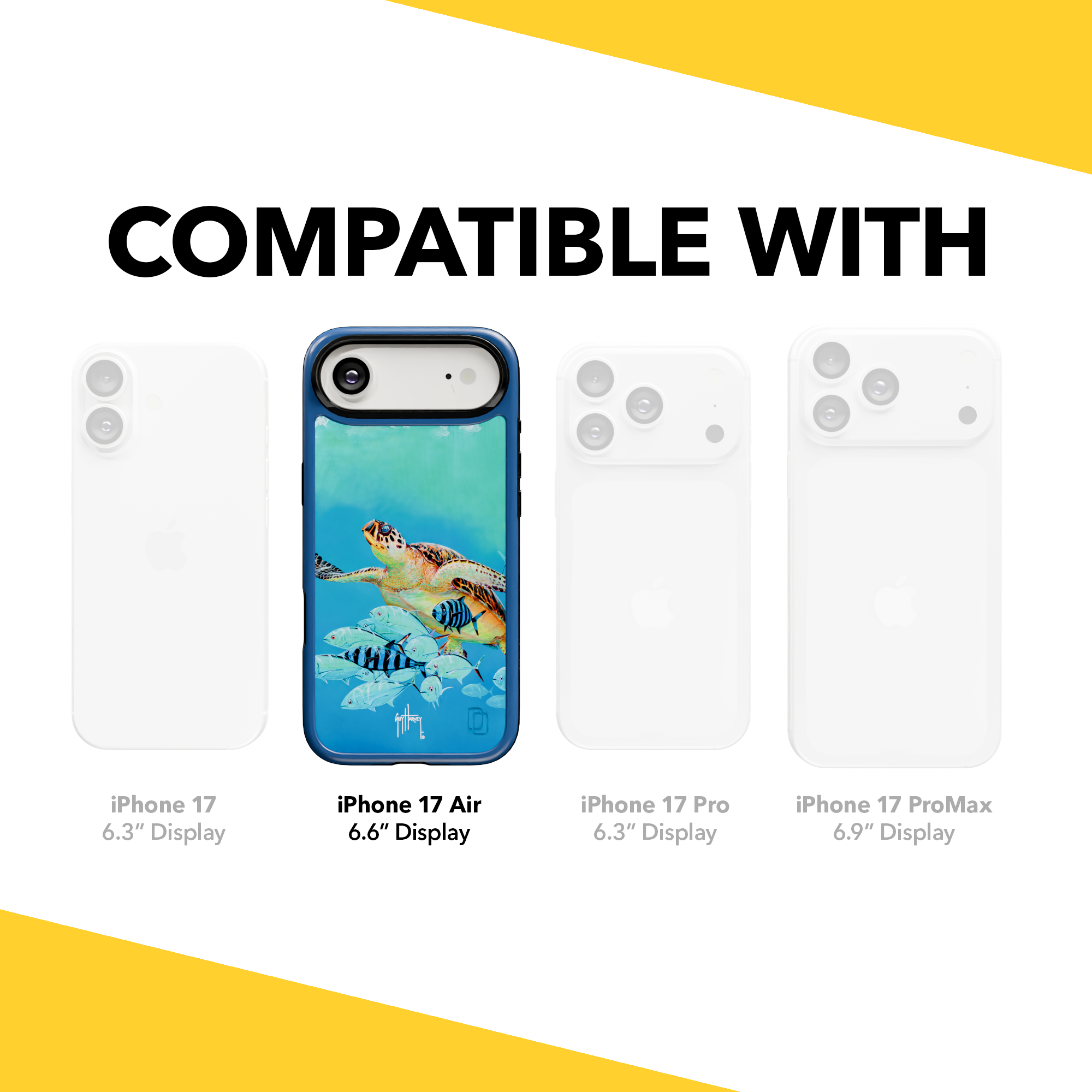 Guy Harvey Collection - Hawksbill Caravan for iPhone 17 Series Hawksbill Caravan / iPhone Air / Blue