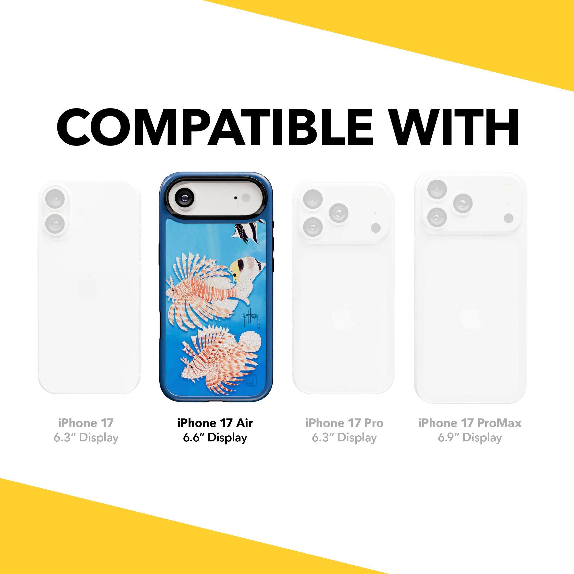 Guy Harvey Collection - Lionfish for iPhone 17 Series Lionfish / iPhone Air / Blue