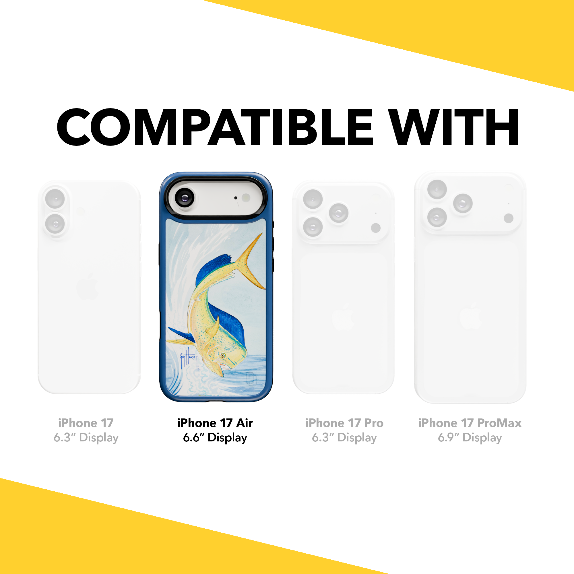 Guy Harvey Collection - Mahi for iPhone 17 Series Mahi / iPhone Air / Blue