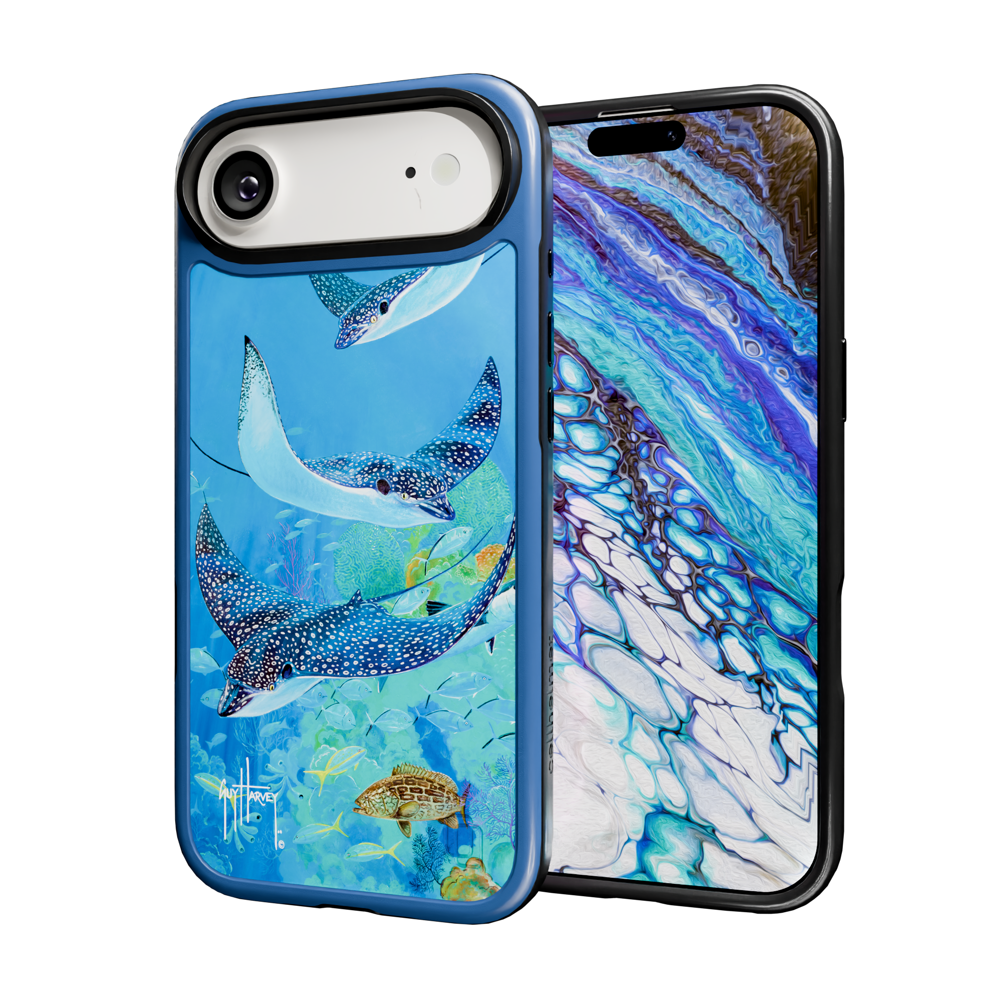 Guy Harvey Collection - Rays And Reefs for iPhone 17 Series Rays and Reefs / iPhone Air / Blue