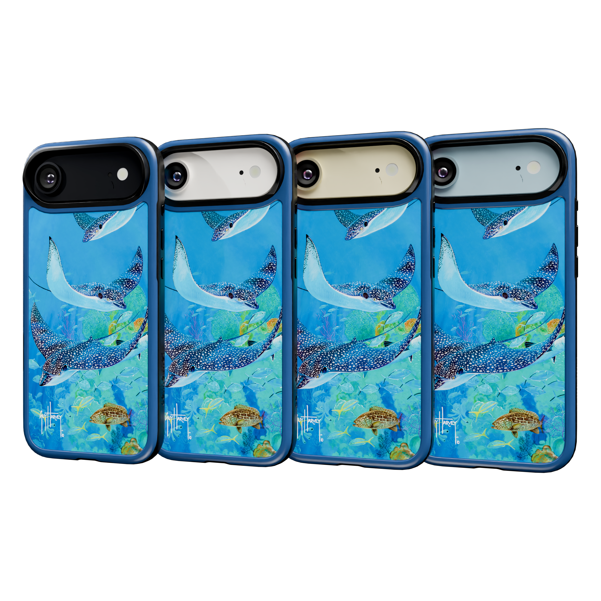 Guy Harvey Collection - Rays And Reefs for iPhone 17 Series Rays and Reefs / iPhone Air / Blue