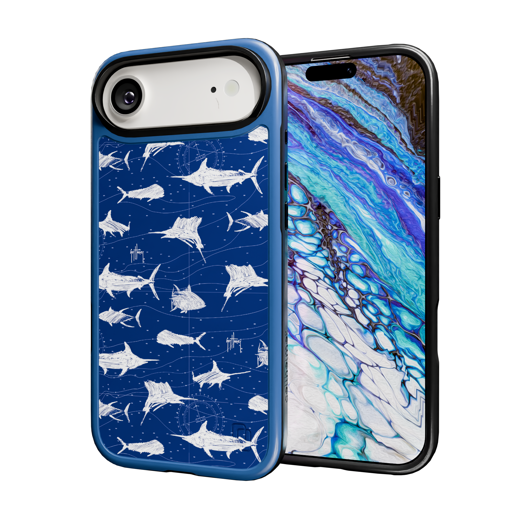 Guy Harvey Collection - Scribble for iPhone 17 Series Scribbler / iPhone Air / Blue