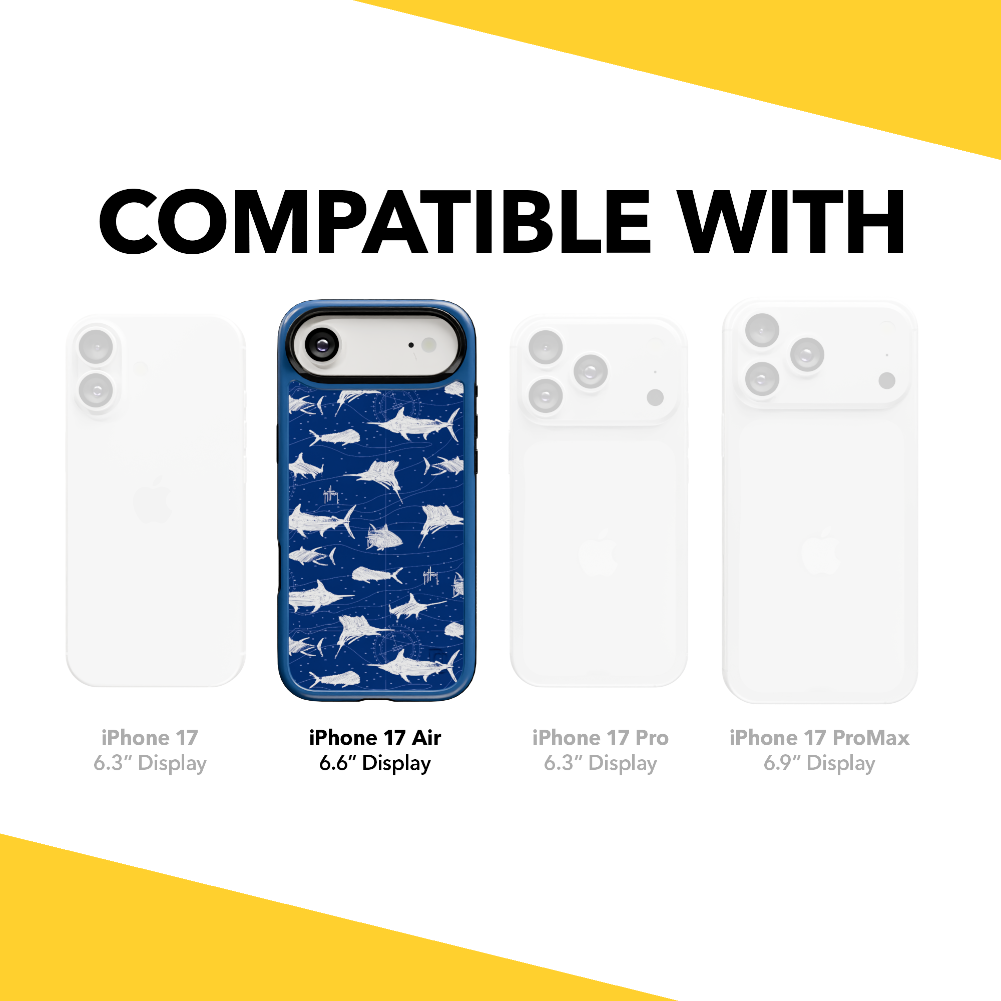 Guy Harvey Collection - Scribble for iPhone 17 Series Scribbler / iPhone Air / Blue