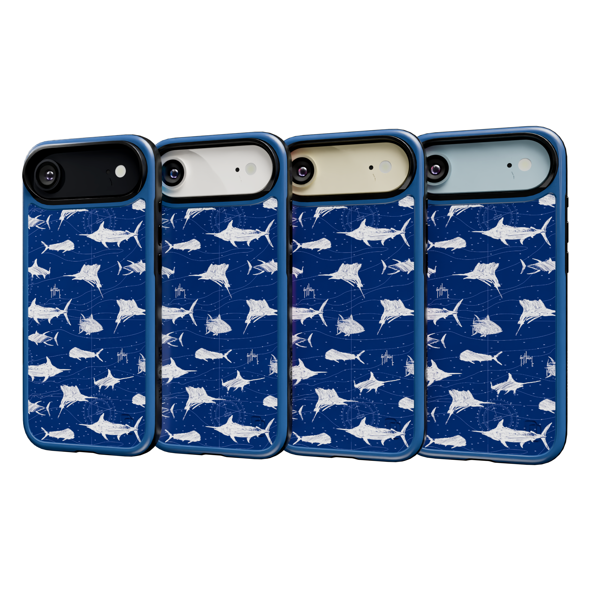Guy Harvey Collection - Scribble for iPhone 17 Series Scribbler / iPhone Air / Blue