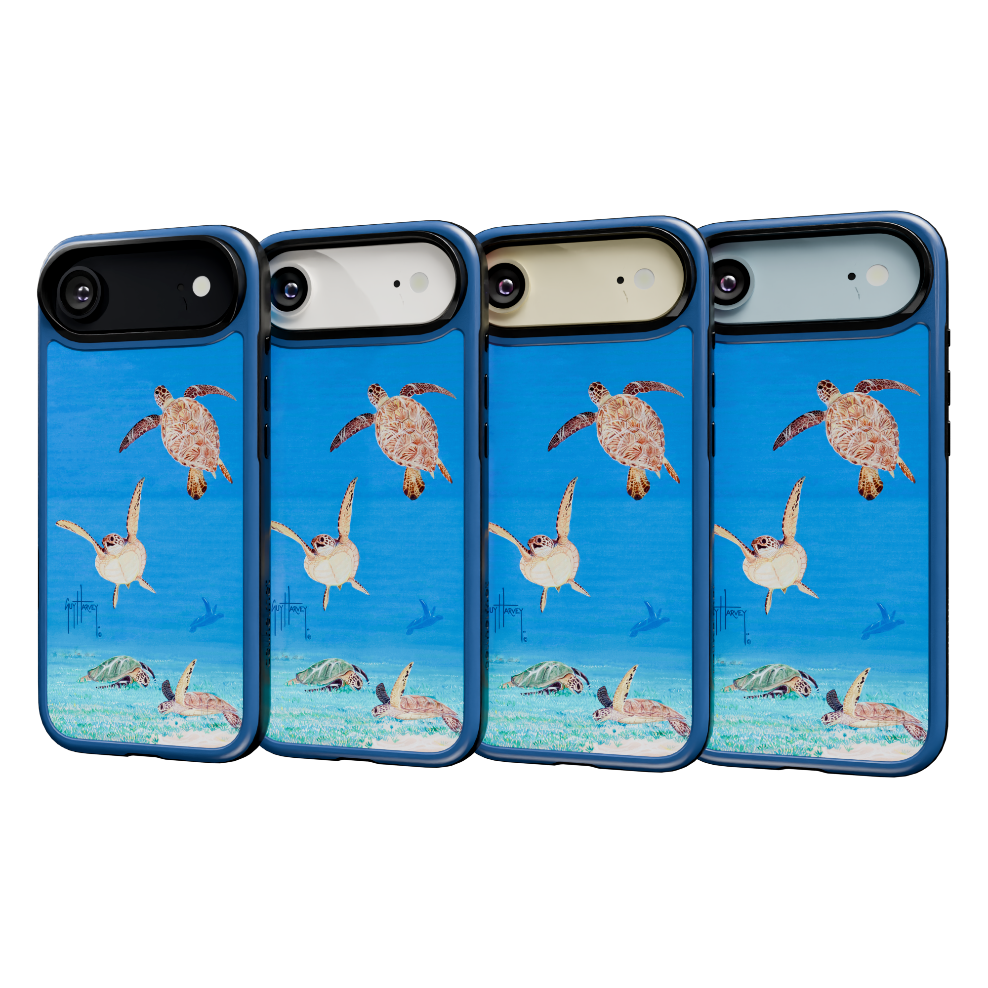 Guy Harvey Collection - Turtles for iPhone 17 Series Turtles / iPhone Air / Blue