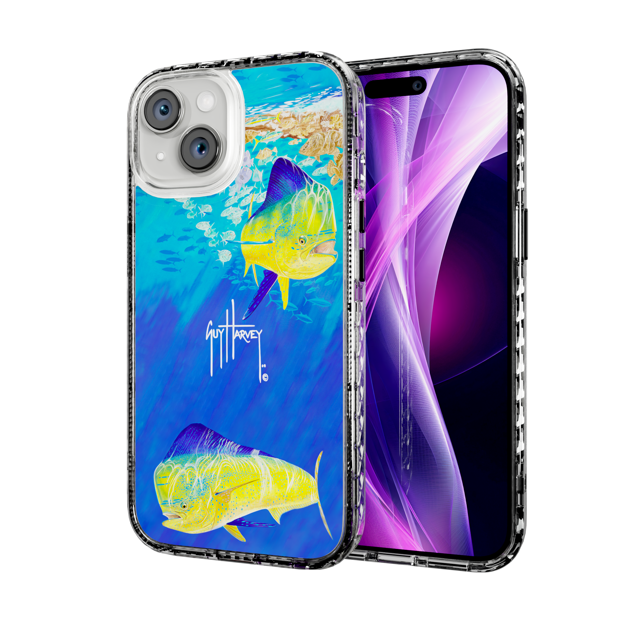 Guy Harvey Magnitude Series for Apple iPhone 15 - Break Away Crystal Clear