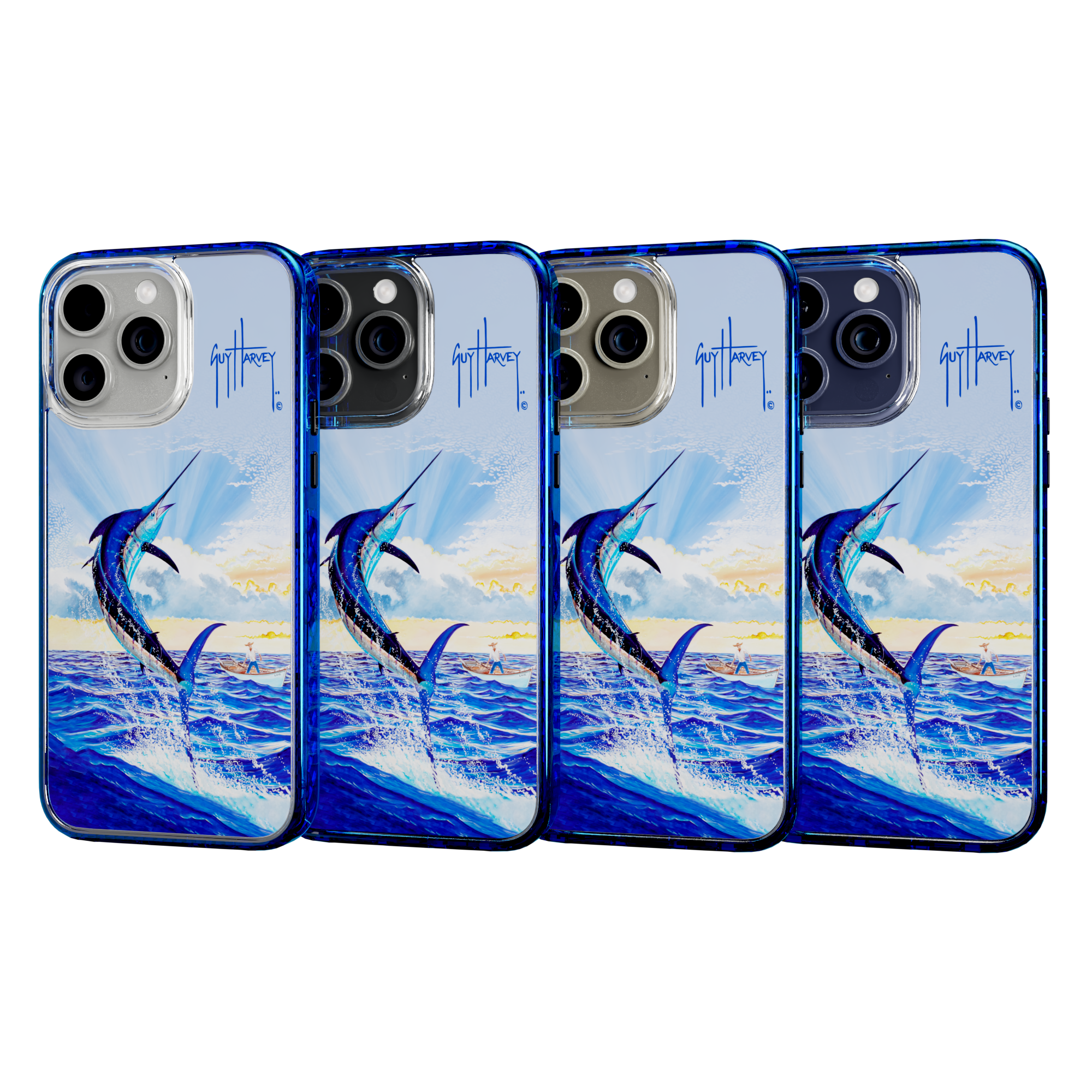 Guy Harvey Magnitude Series for Apple iPhone 15 Pro Max - Dreams Come True Bermuda Blue