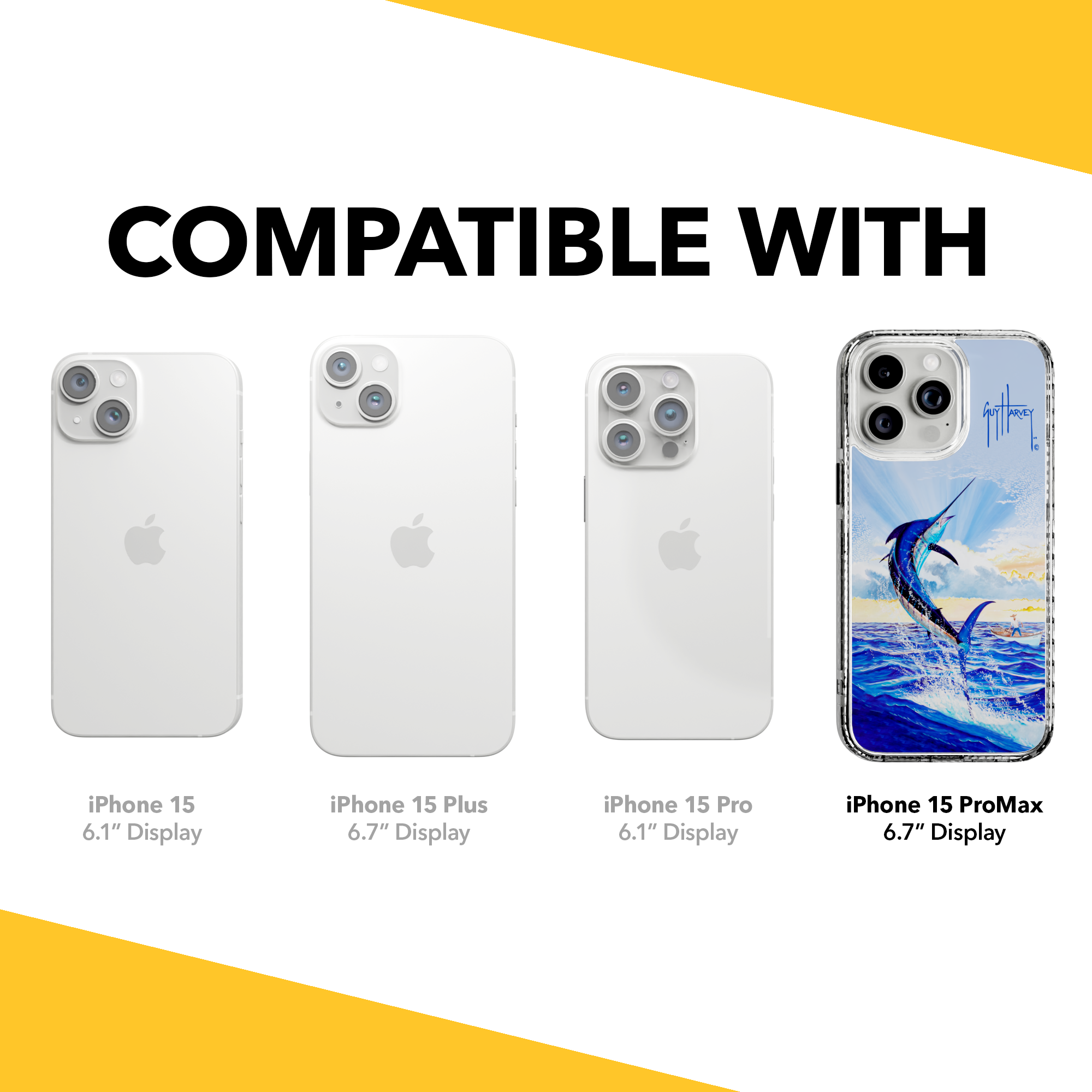 Guy Harvey Magnitude Series for Apple iPhone 15 Pro Max - Dreams Come True Crystal Clear