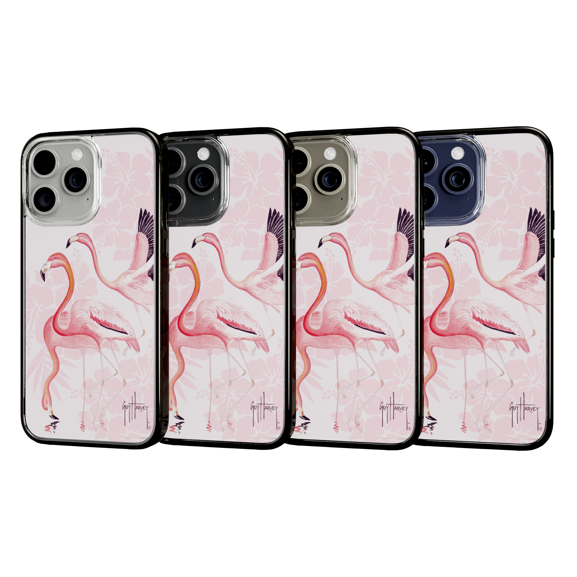 Guy Harvey Magnitude Series for Apple iPhone 15 Pro Max - Flamingo Onyx Black