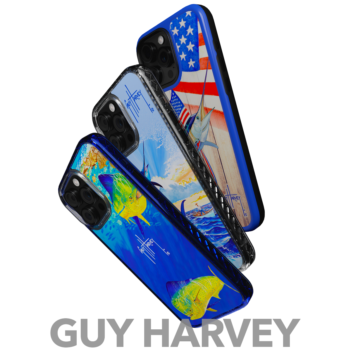assortment of cases with fish print