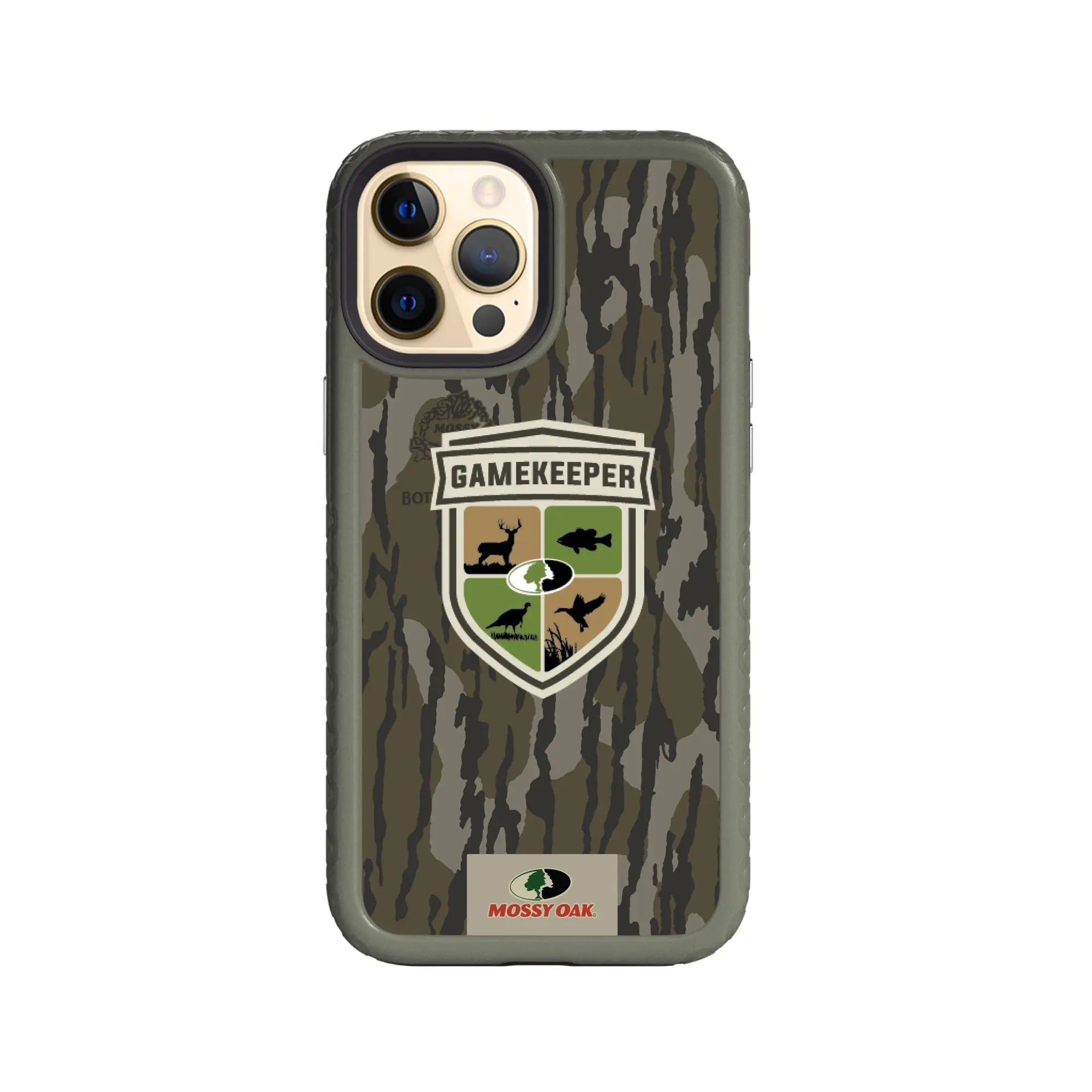 Gamekeeper by Mossy Oak for Apple iPhone 12 Pro Max - GAMEKEEPER - Custom Case - OliveDrabGreen - cellhelmet