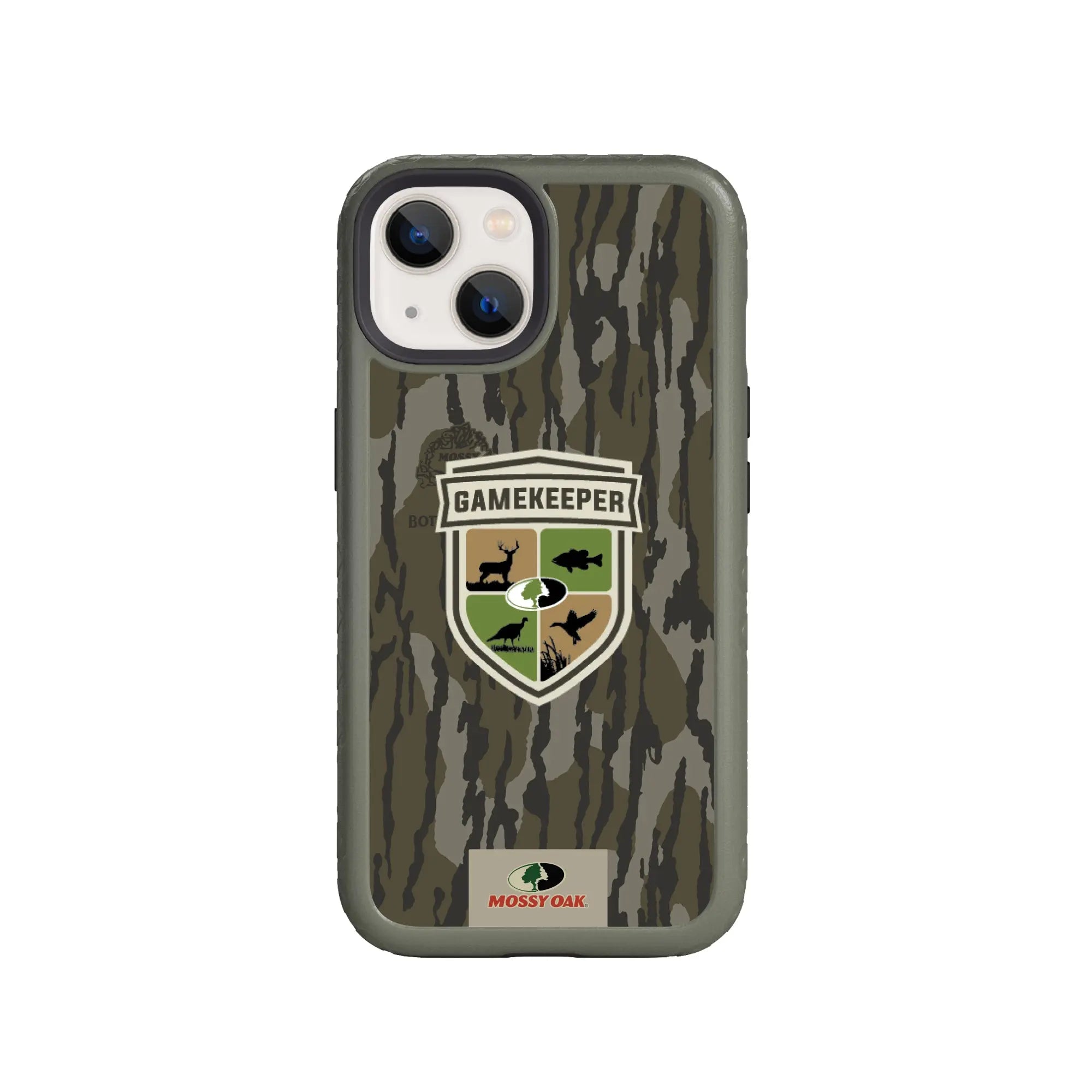 Gamekeeper by Mossy Oak for Apple iPhone 14 - GAMEKEEPER - Custom Case - OliveDrabGreen - cellhelmet