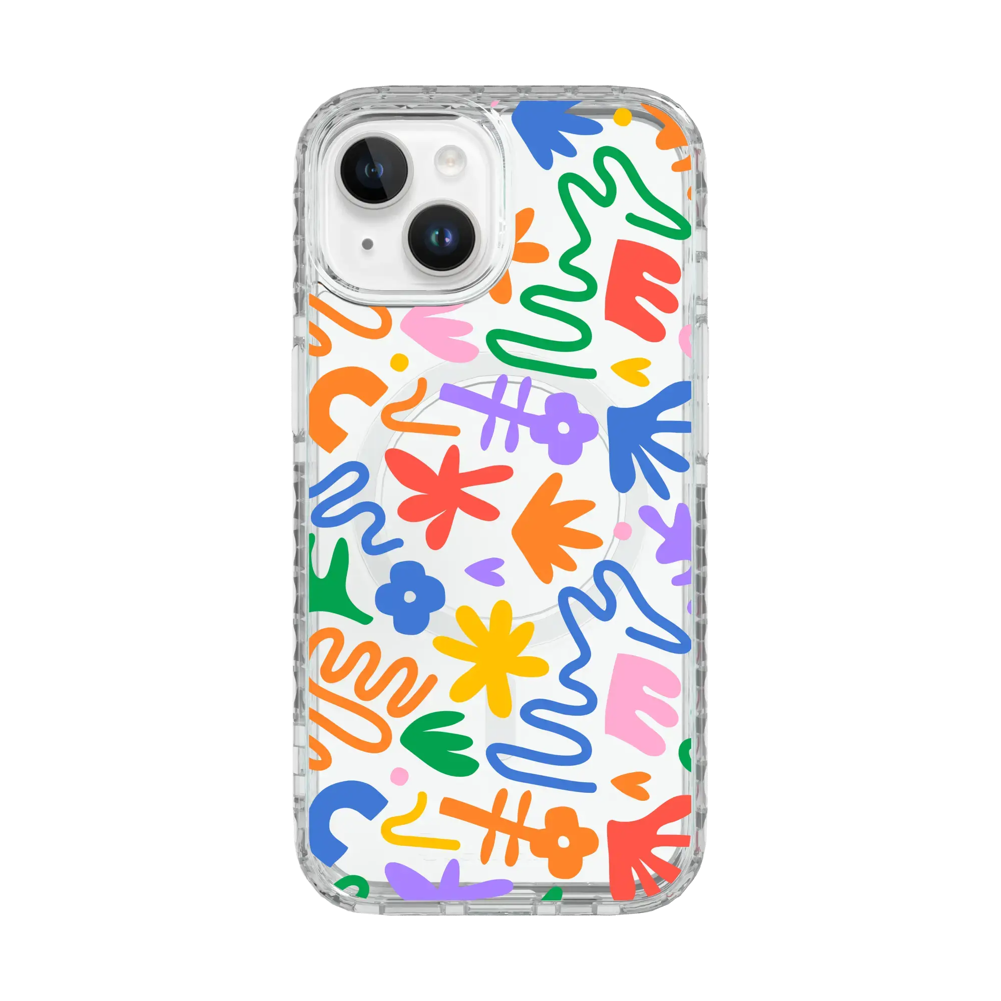Garden | Shapes Colors | Custom MagSafe Case Design for Apple iPhone 15 Series