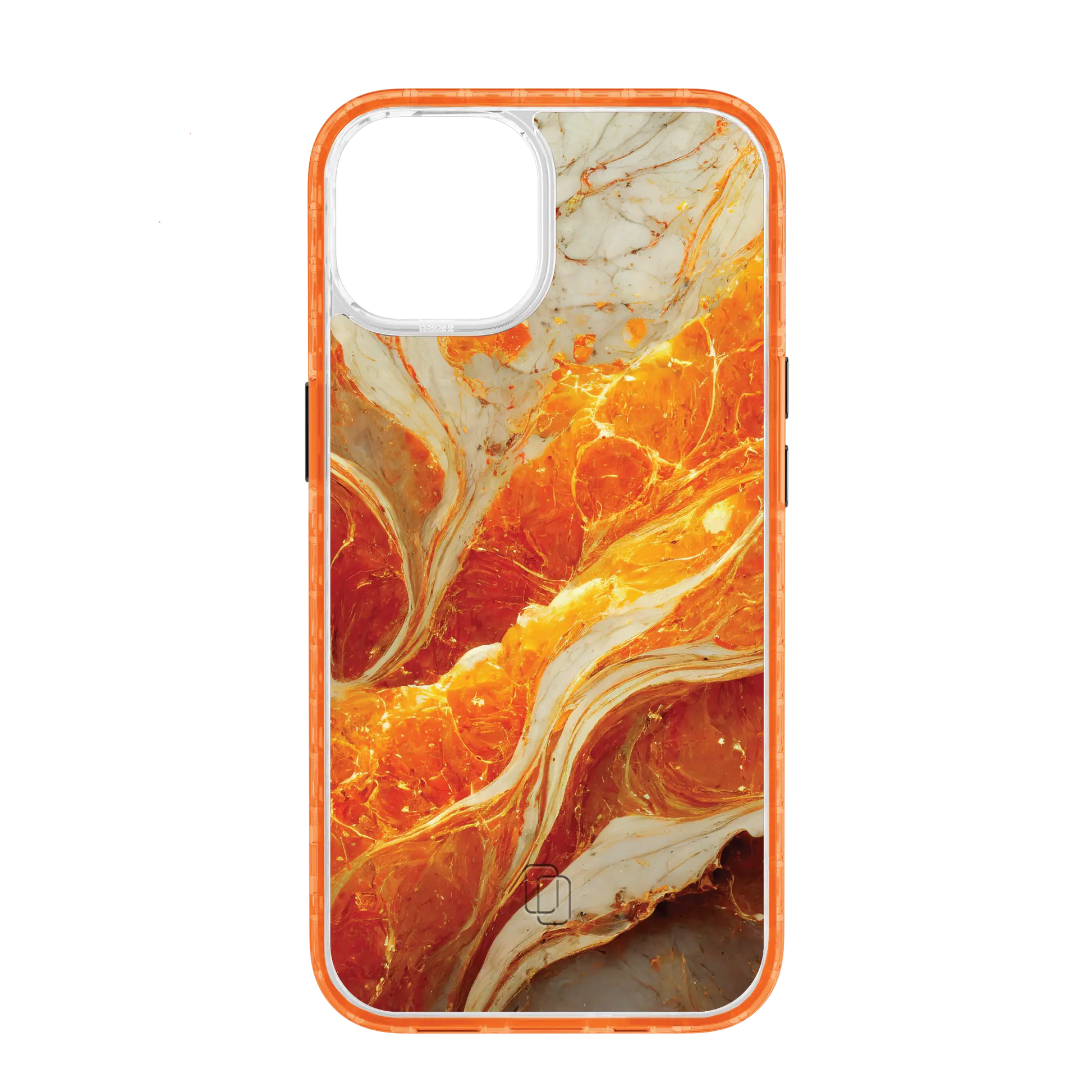 Apple-iPhone-14-Blaze-Orange Golden Sunrise | Protective MagSafe Case | Marble Stone Series for Apple iPhone 14 Series cellhelmet cellhelmet